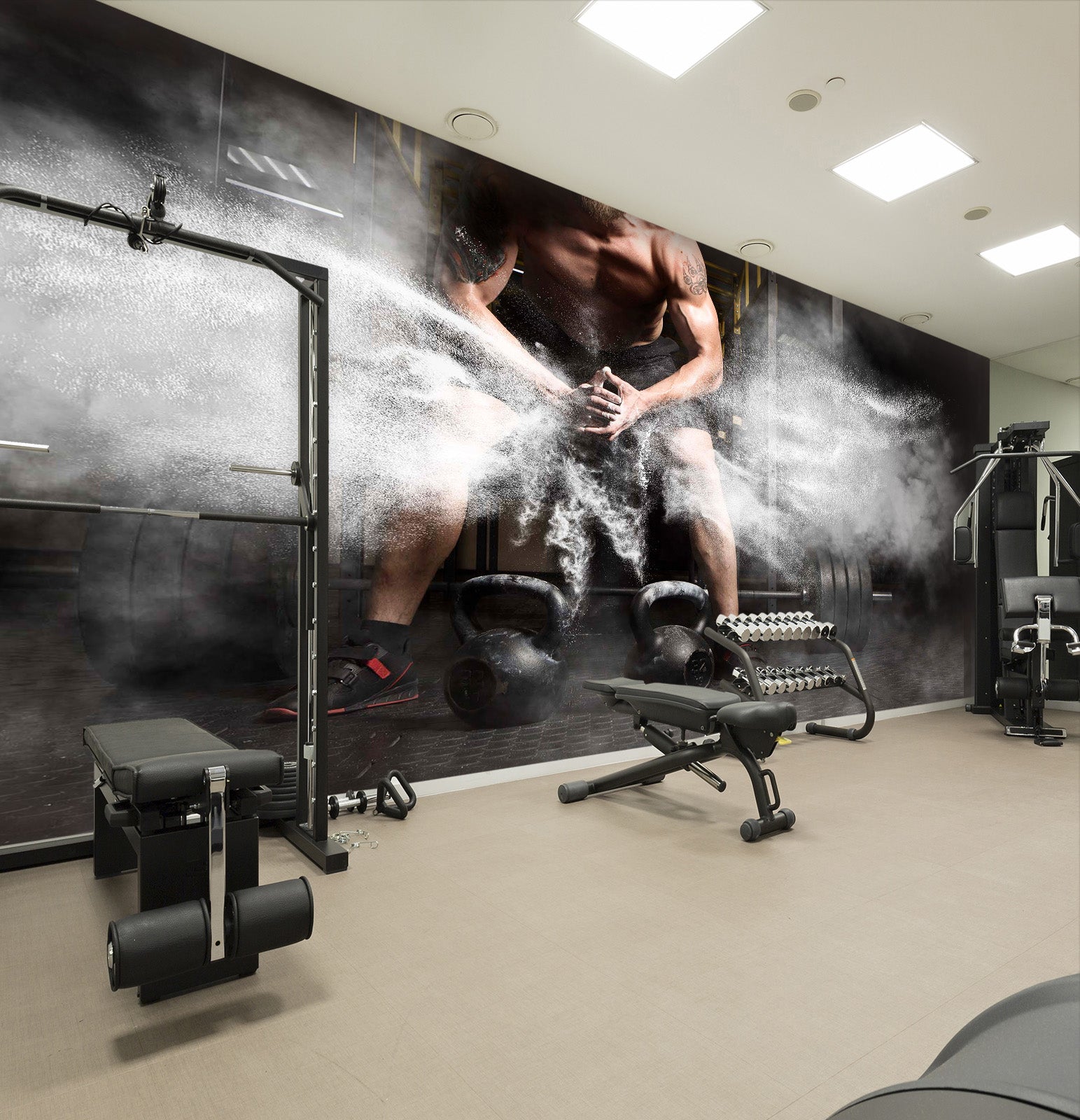 3D Fitness Activities 098 Wall Murals Wallpaper AJ Wallpaper 2