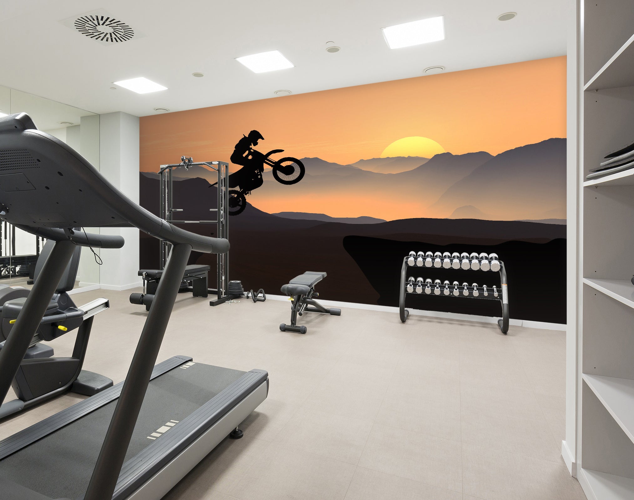 3D Mountain Bike 021 Wall Murals Wallpaper AJ Wallpaper 2