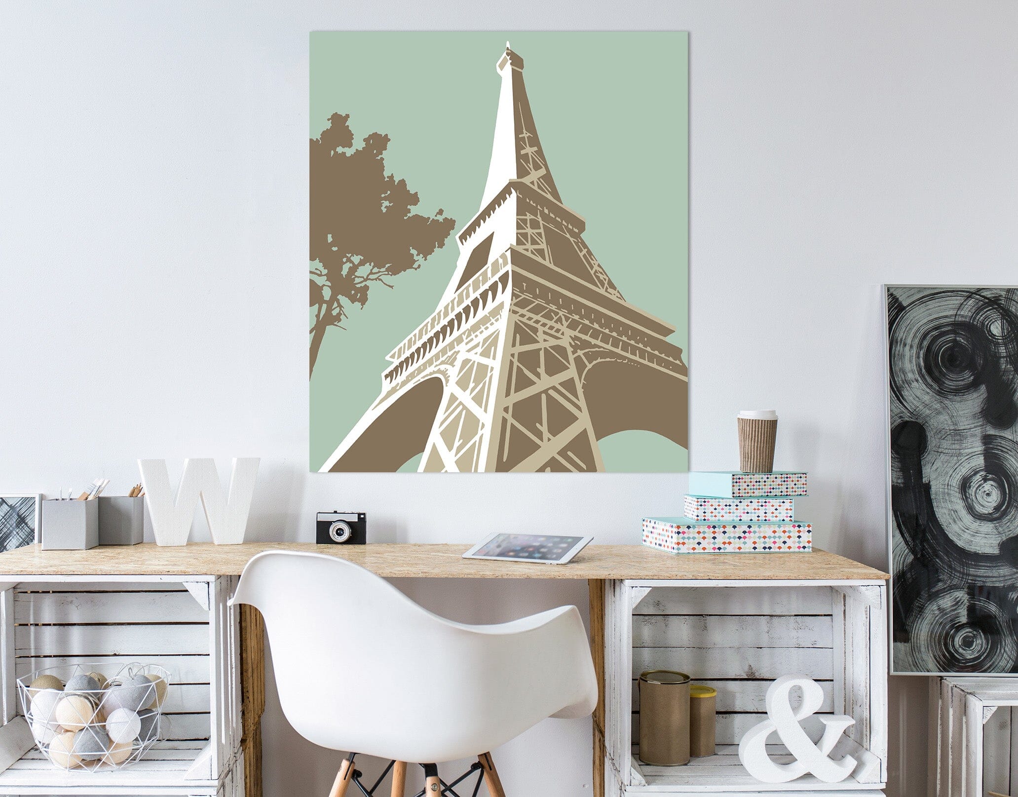 3D Eiffel Tower 027 Steve Read Wall Sticker Wallpaper AJ Wallpaper 2
