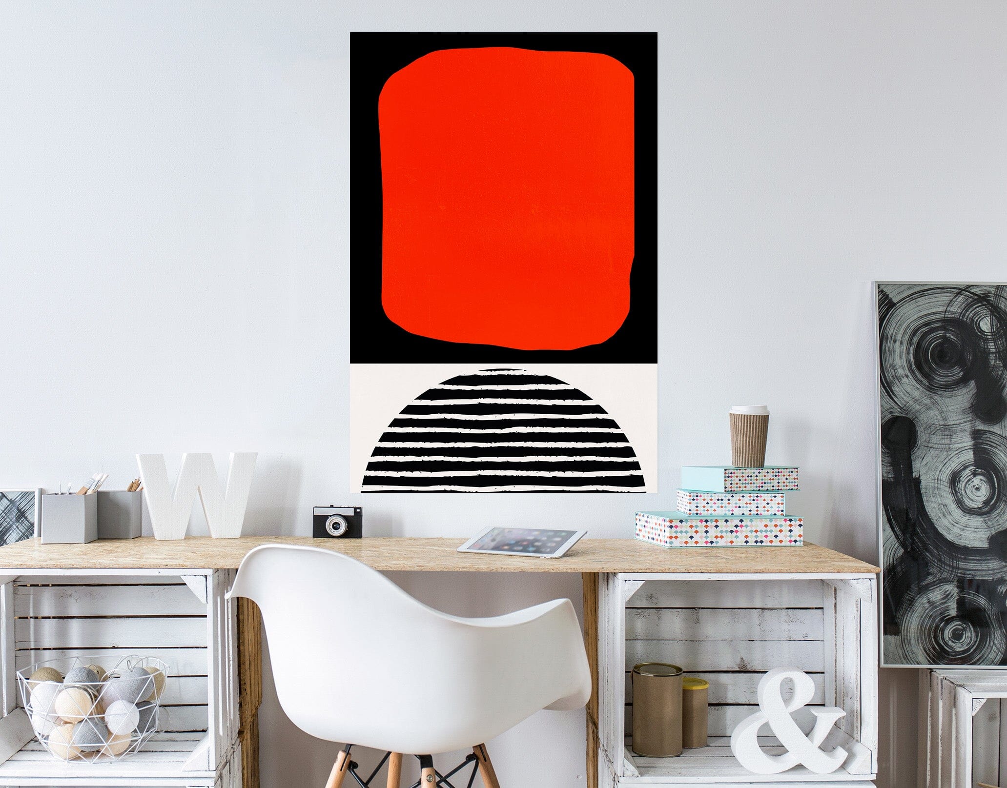 3D Red Pattern 105 Boris Draschoff Wall Sticker Wallpaper AJ Wallpaper 2