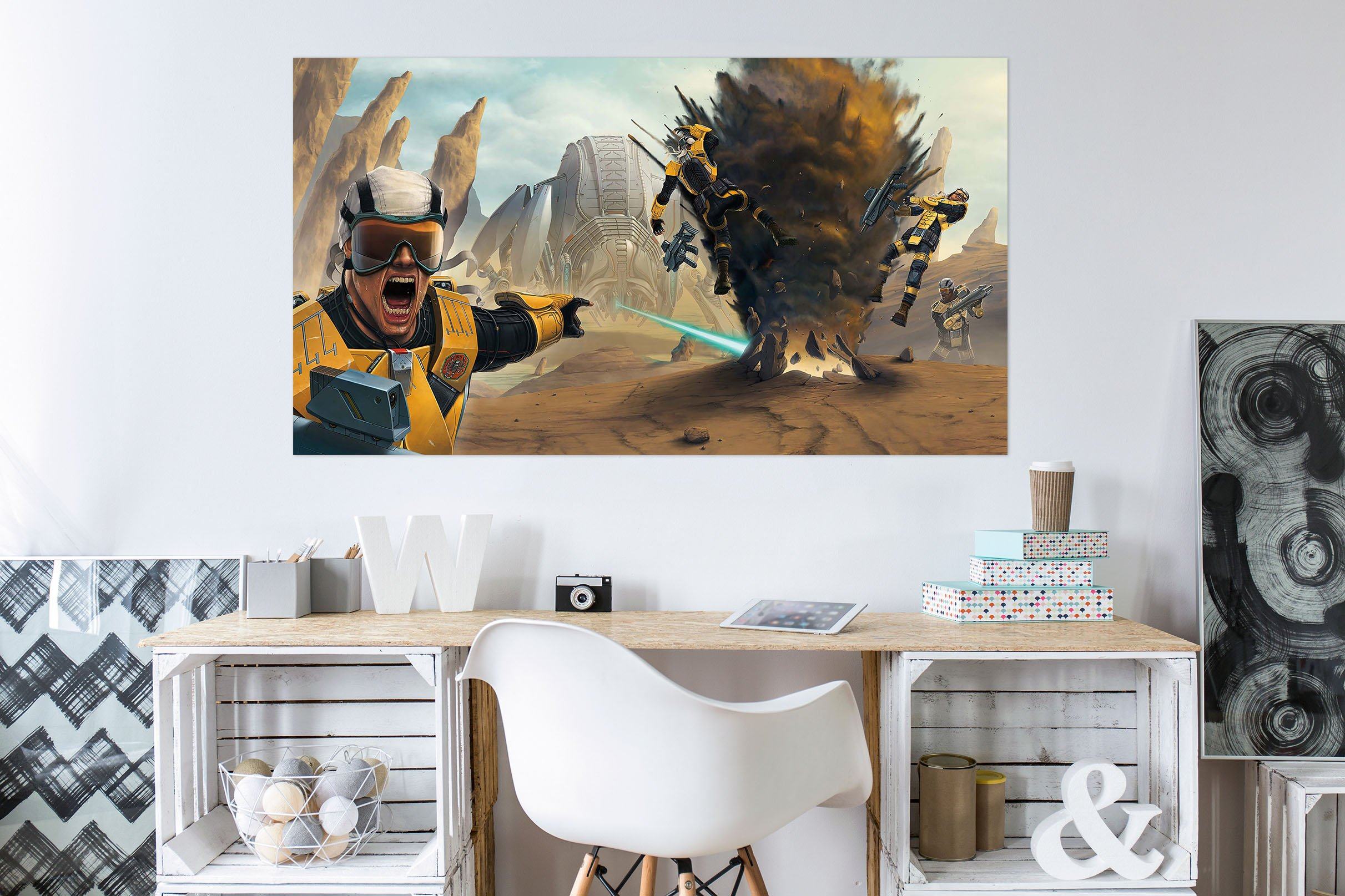 3D Battlefield 010 Vincent Hie Wall Sticker Wallpaper AJ Wallpaper 2