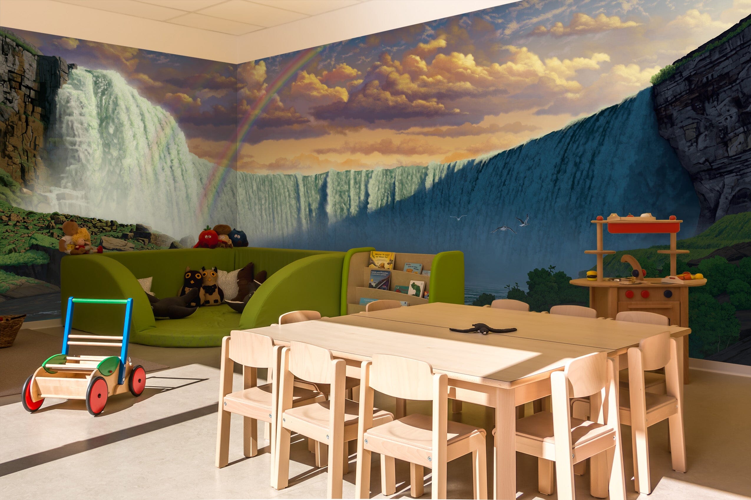 3D Niagara Falls 1532 Wall Murals Exclusive Designer Vincent Wallpaper AJ Wallpaper 2