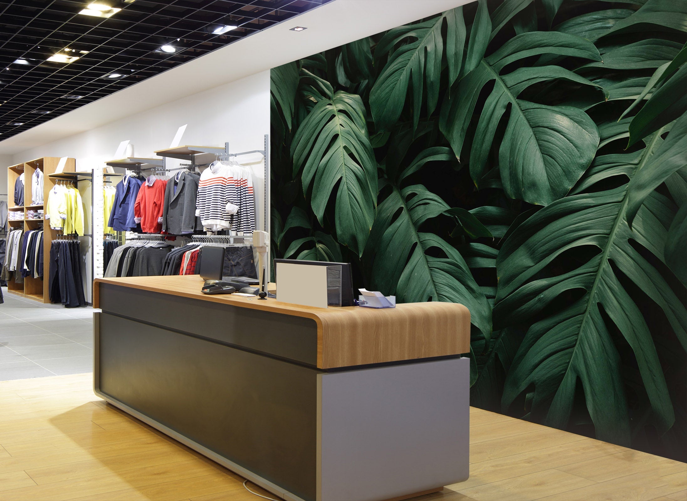 3D Natural Banana Leaf 107 Wall Murals Wallpaper AJ Wallpaper 2