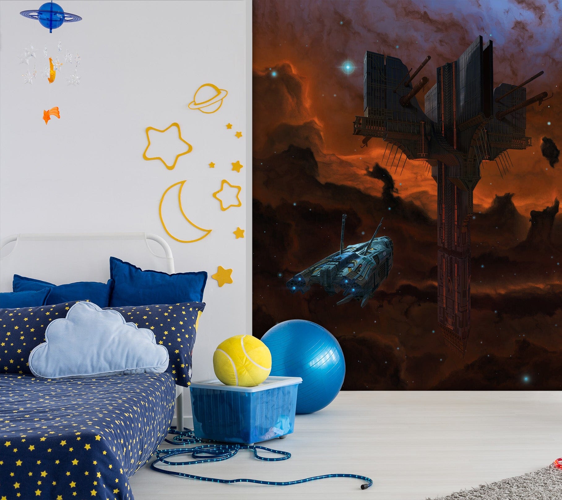 3D Red Sky 1407 Wall Murals Exclusive Designer Vincent Wallpaper AJ Wallpaper 2