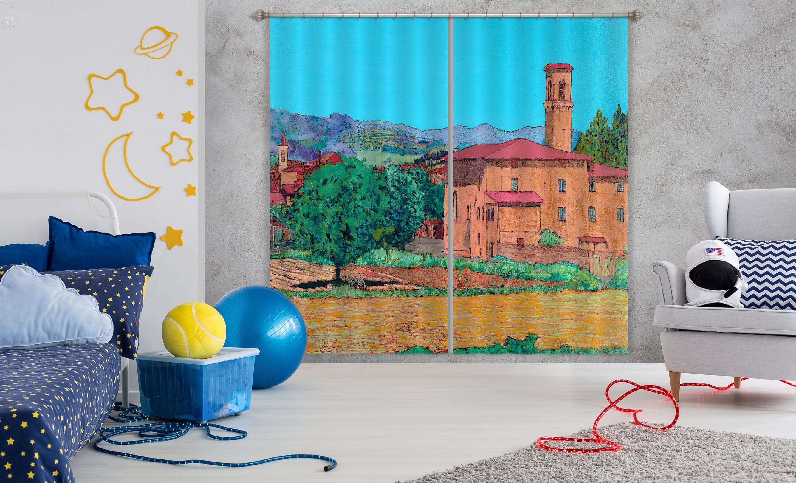 3D Forest Estate 299 Allan P. Friedlander Curtain Curtains Drapes Curtains AJ Creativity Home