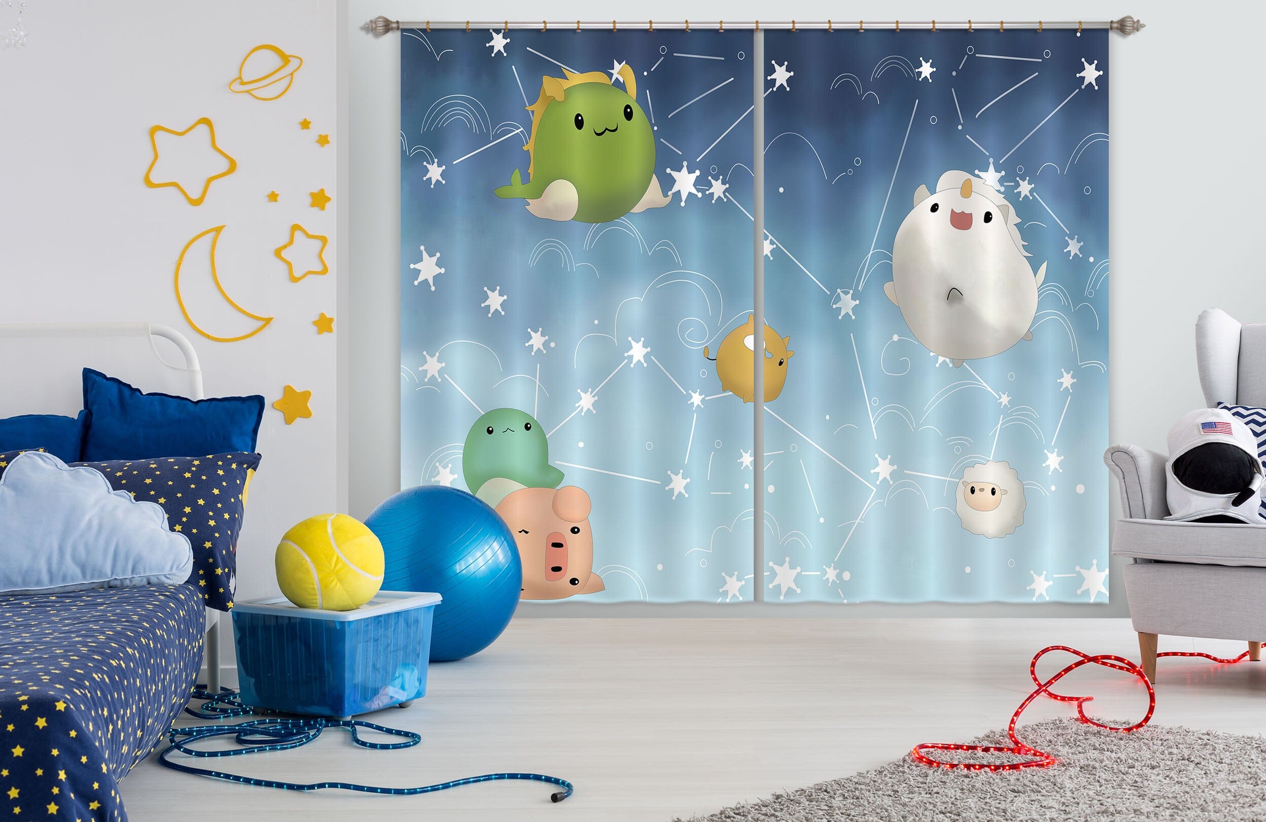 3D Cute Bug 737 Curtains Drapes Wallpaper AJ Wallpaper