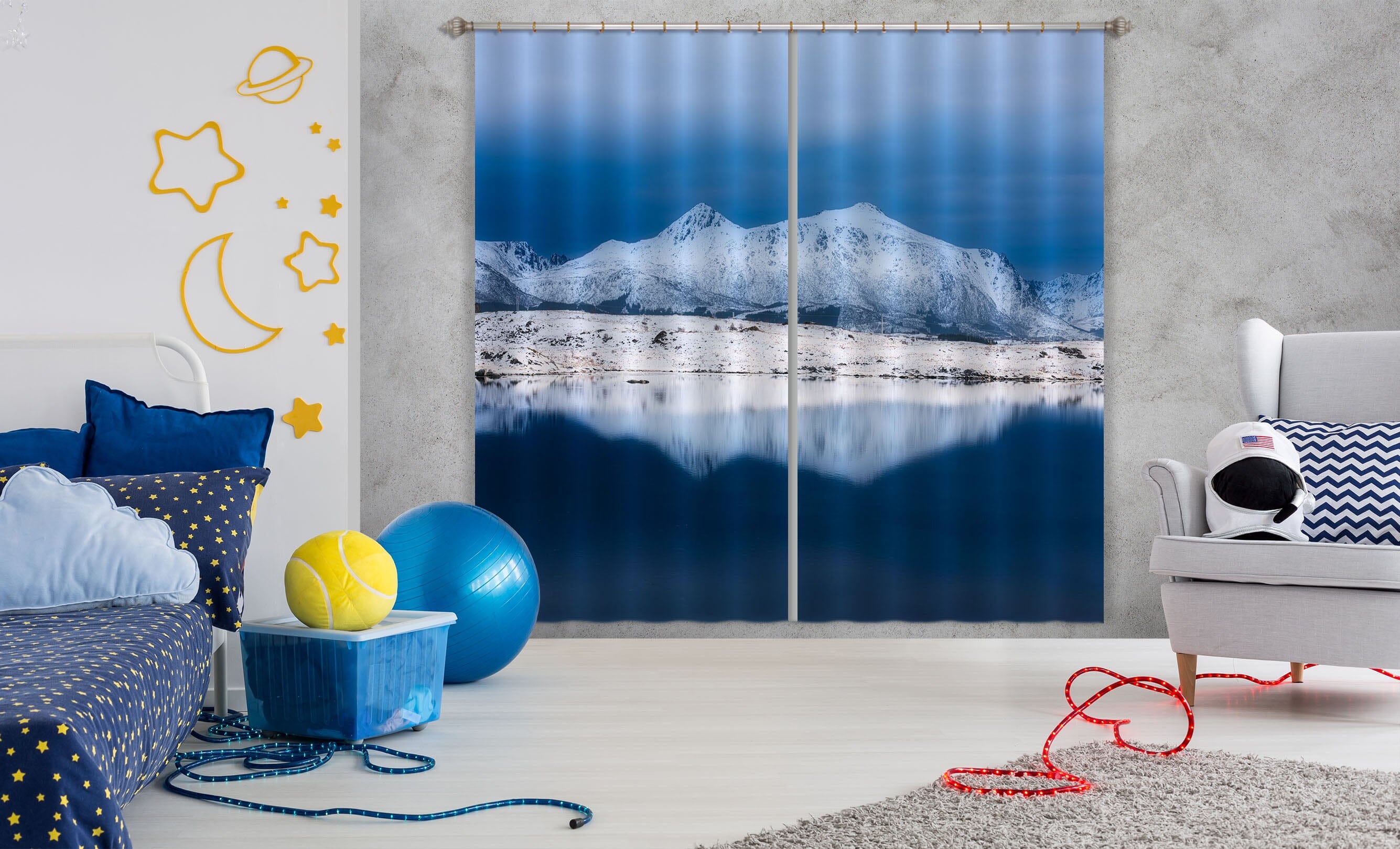 3D Iceberg 131 Marco Carmassi Curtain Curtains Drapes Curtains AJ Creativity Home