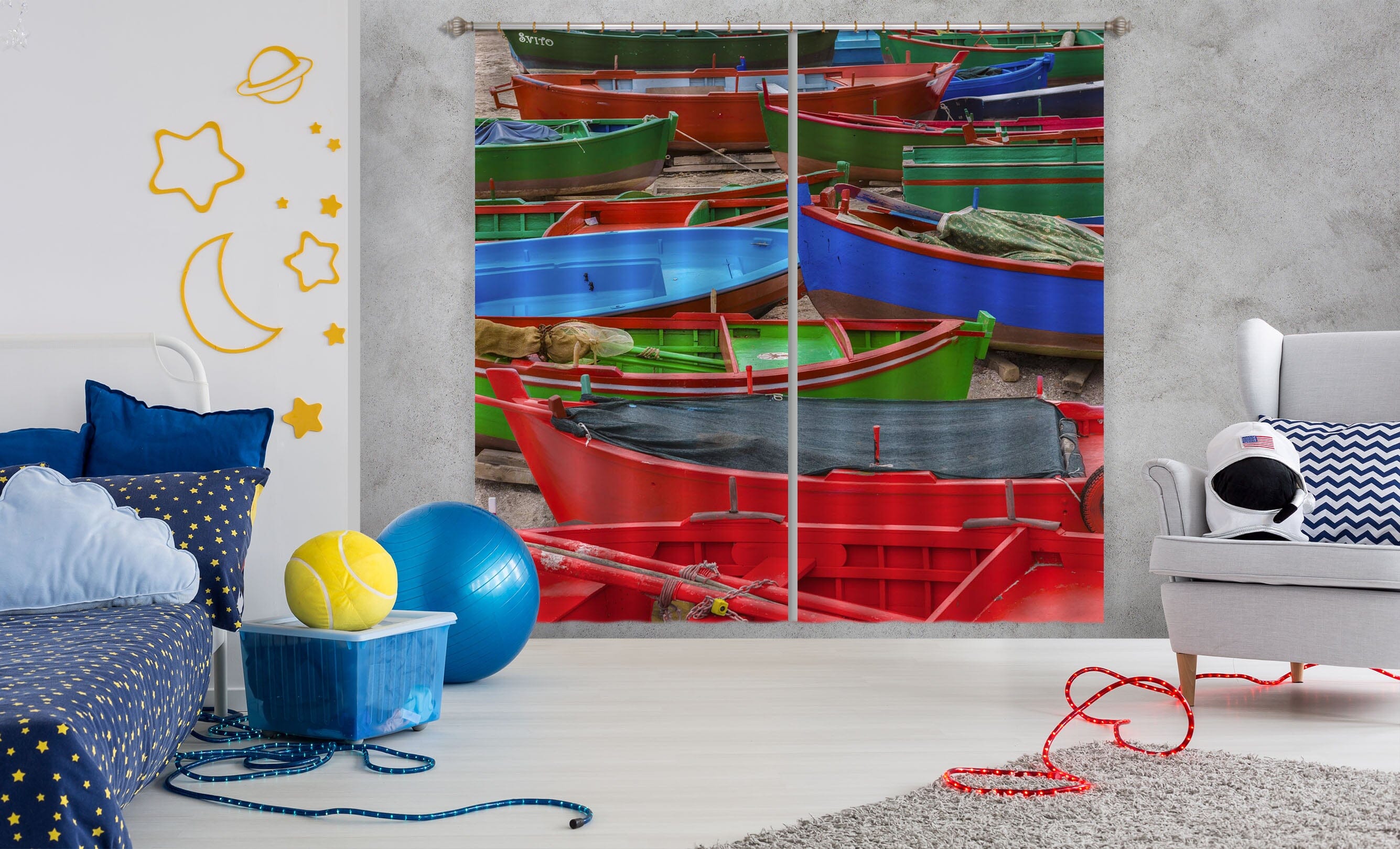 3D Red City Wall 159 Marco Carmassi Curtain Curtains Drapes Curtains AJ Creativity Home