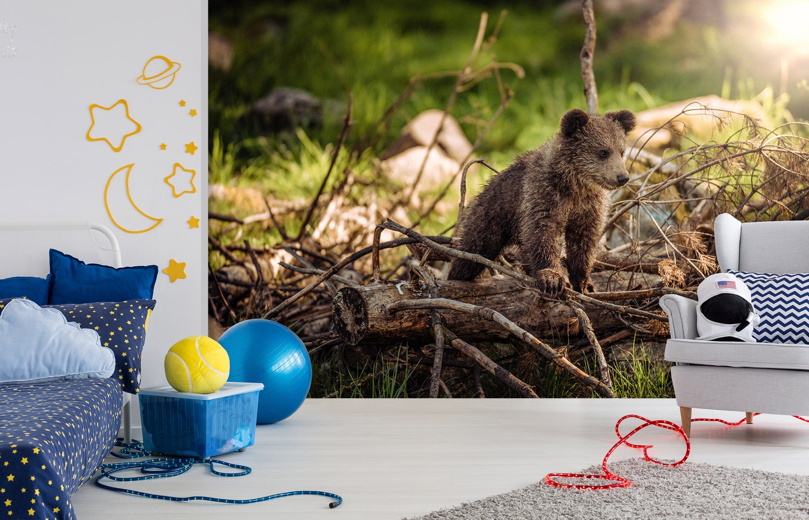 3D Small Cub 140 Wall Murals Wallpaper AJ Wallpaper 2