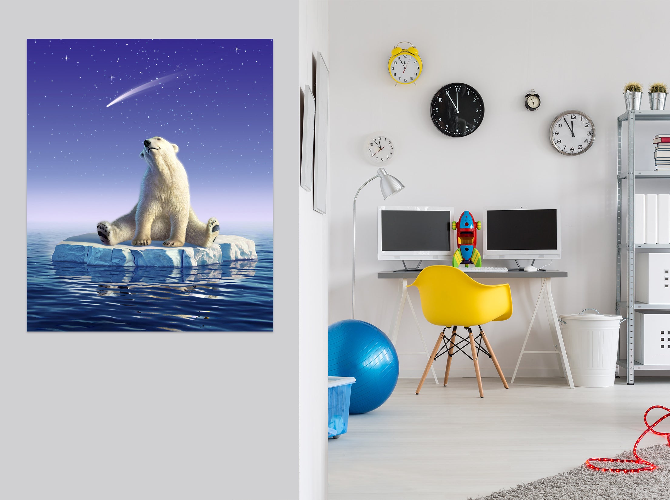 3D Polar Bear 85203 Jerry LoFaro Wall Sticker