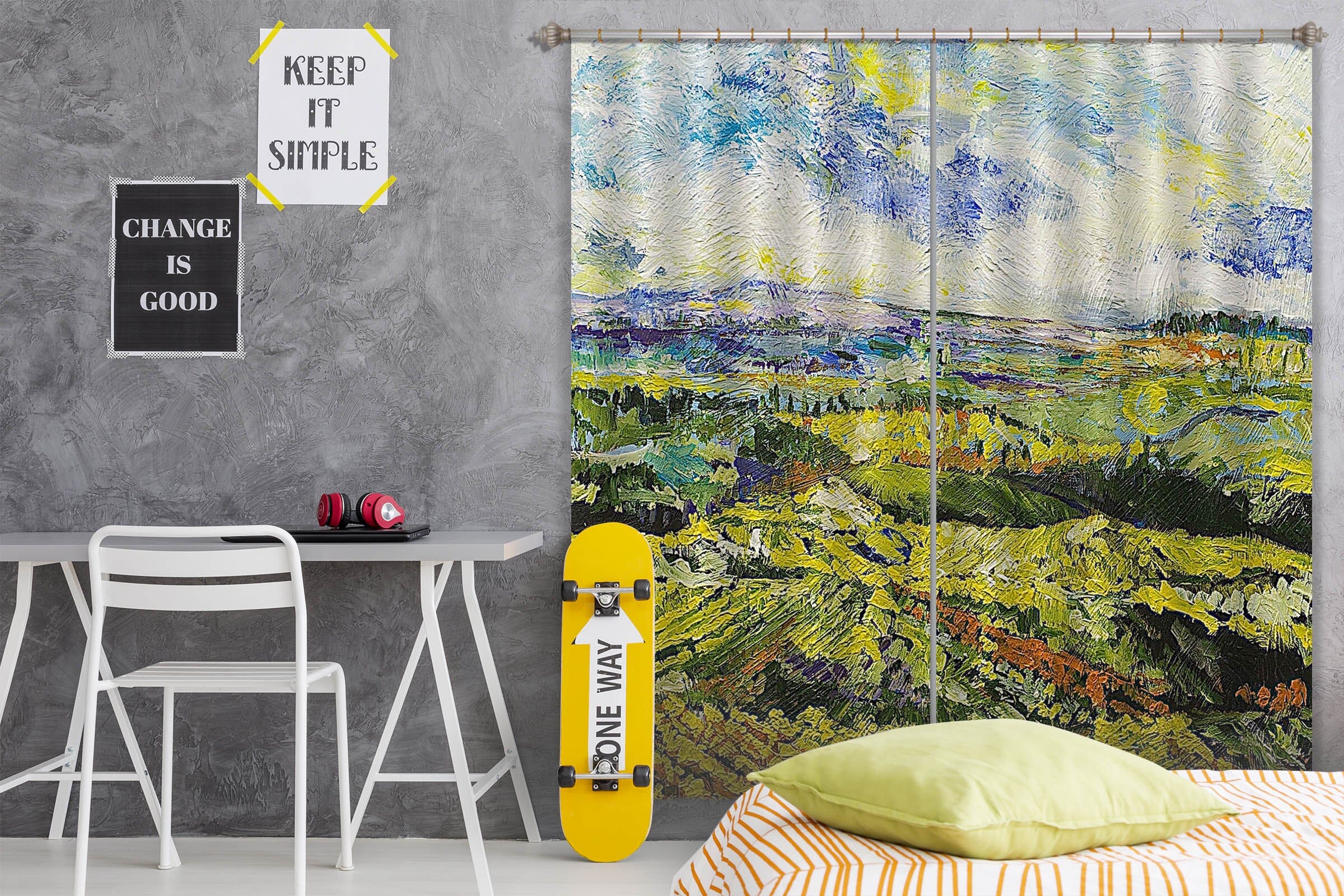 3D Morning Meadow 119 Allan P. Friedlander Curtain Curtains Drapes Curtains AJ Creativity Home