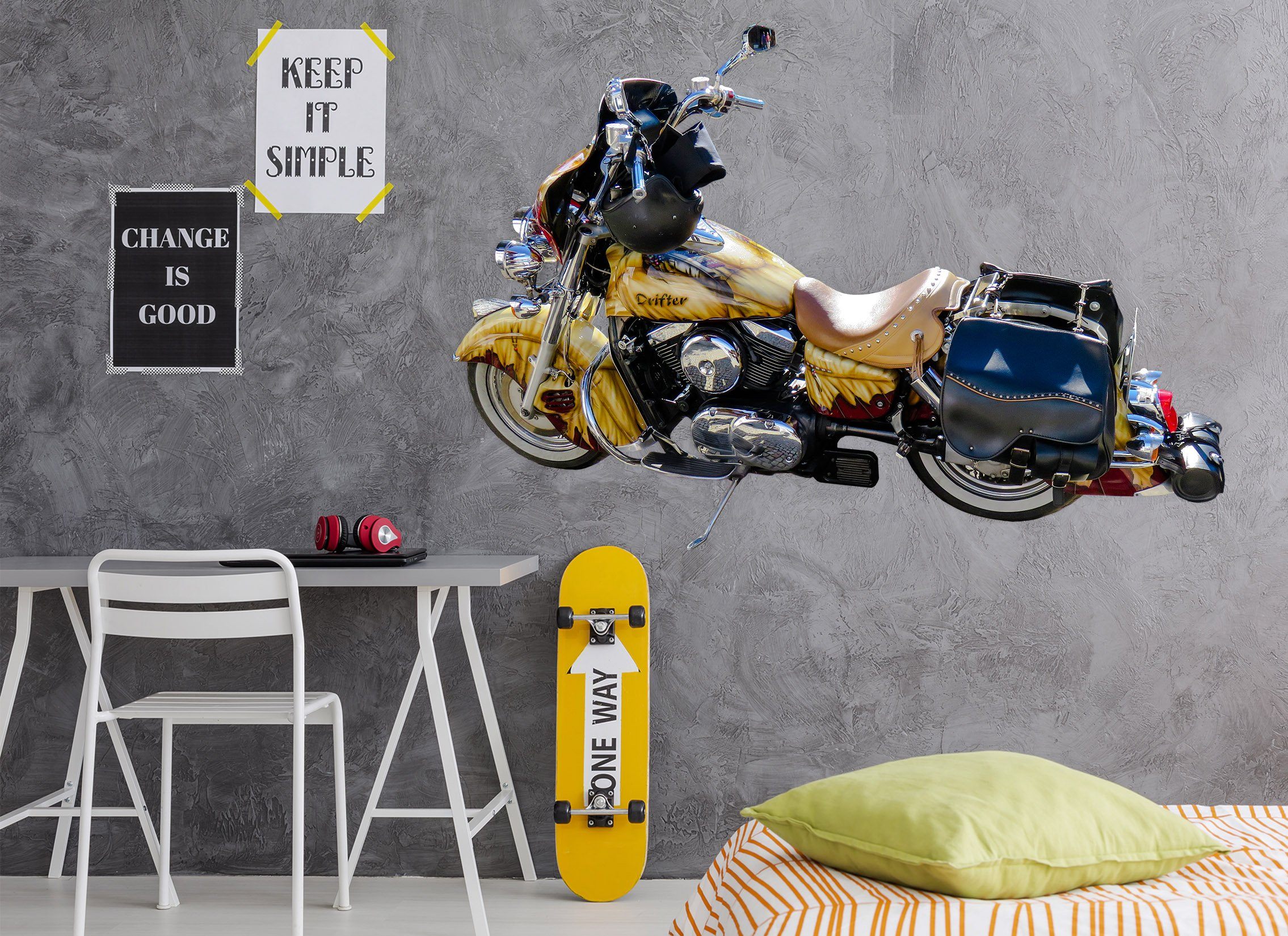 3D Motorcycle 0205 Vehicles Wallpaper AJ Wallpaper