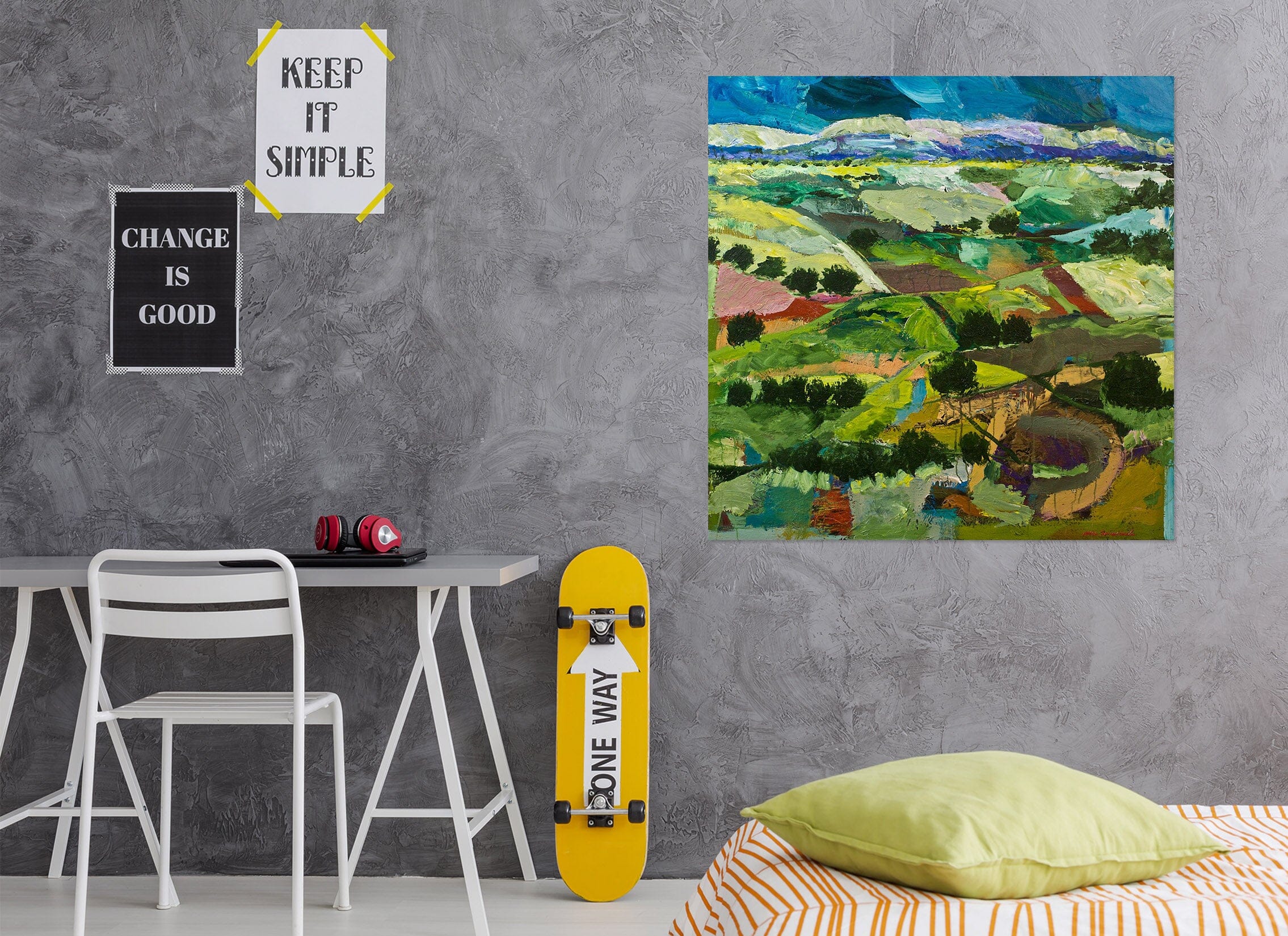 3D Green Field 186 Allan P. Friedlander Wall Sticker Wallpaper AJ Wallpaper 2