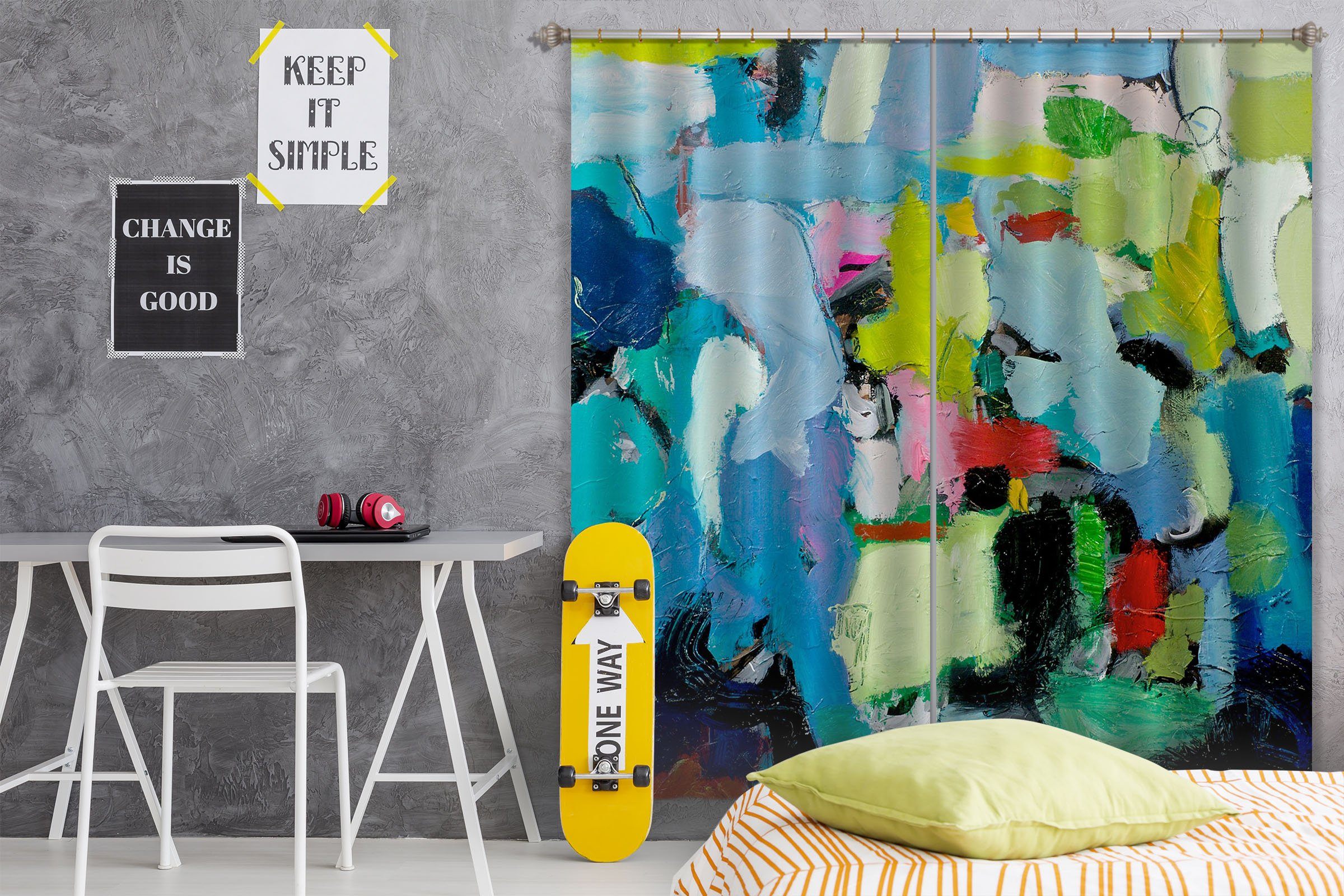 3D Abstract Art 174 Allan P. Friedlander Curtain Curtains Drapes Curtains AJ Creativity Home