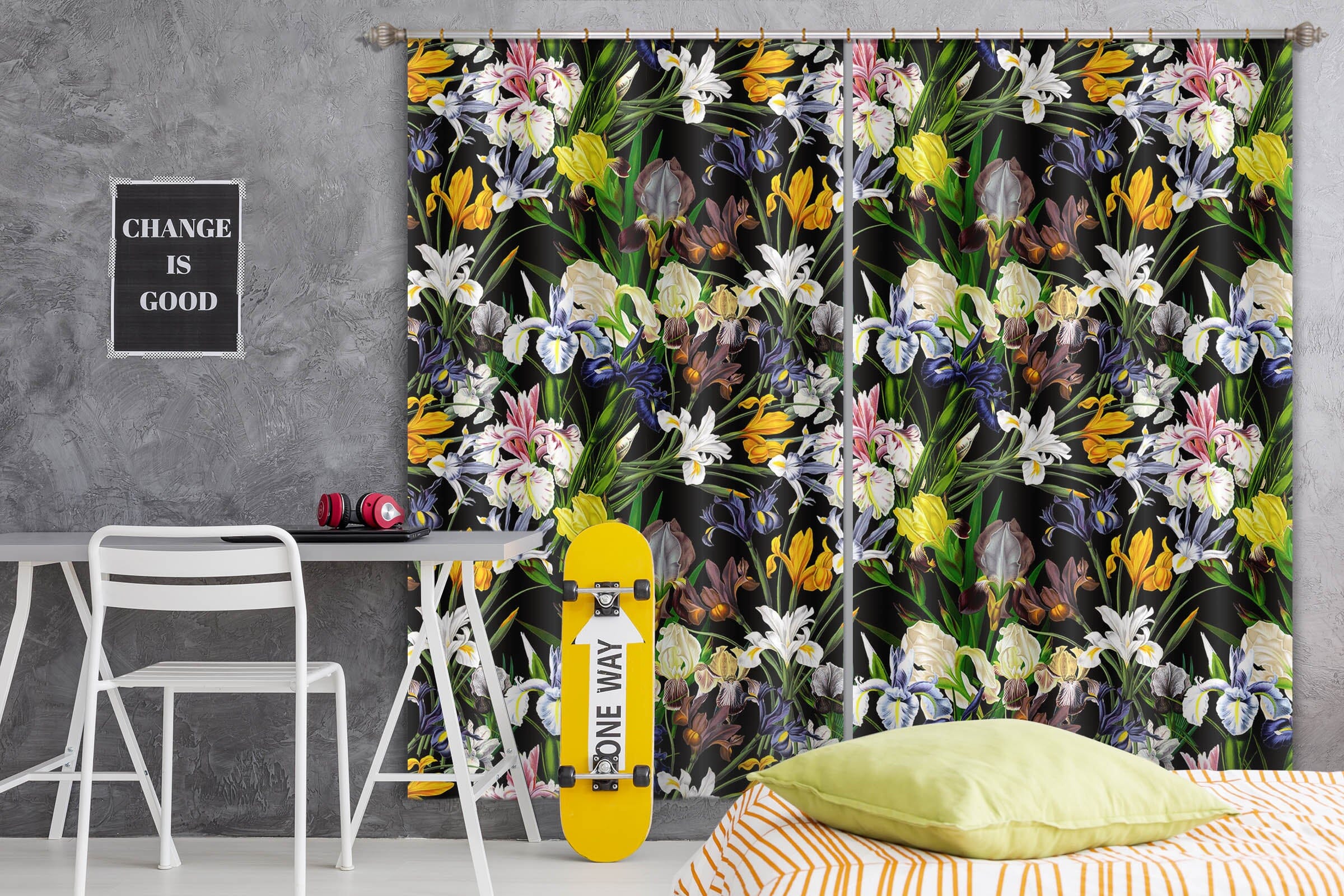 3D Beautiful Garden 176 Uta Naumann Curtain Curtains Drapes Curtains AJ Creativity Home