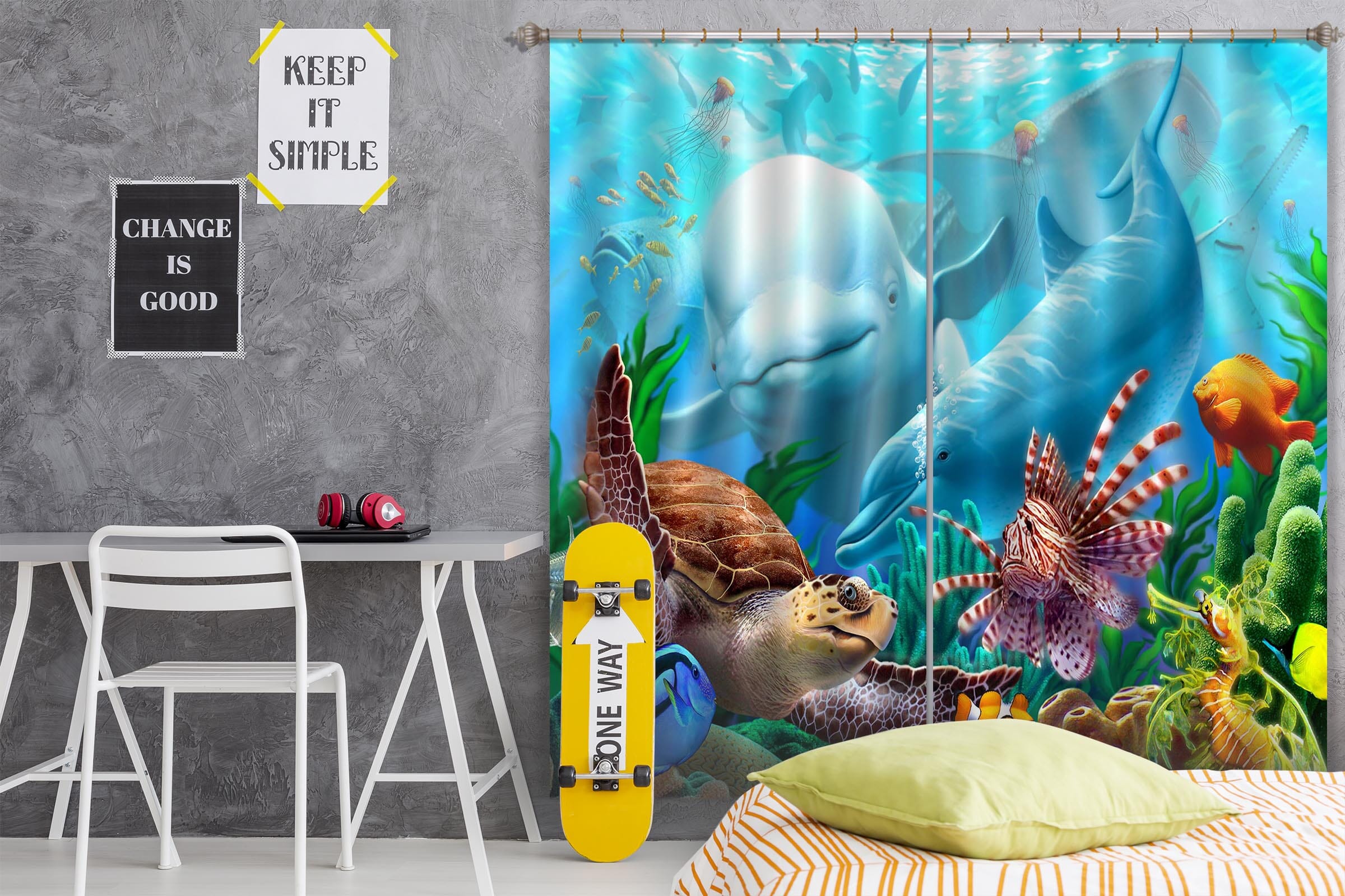 3D Seavilians 046 Jerry LoFaro Curtain Curtains Drapes Curtains AJ Creativity Home