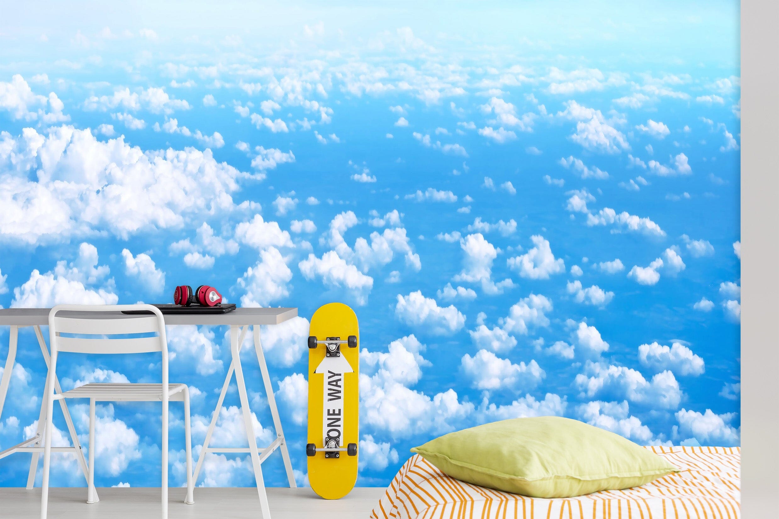 3D Blue Sky 2070 Wall Murals Wallpaper AJ Wallpaper 2