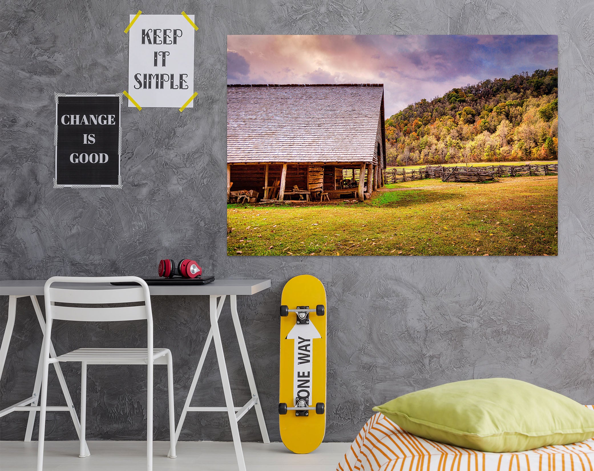 3D Outdoor Cabin 4009 Beth Sheridan Wall Sticker