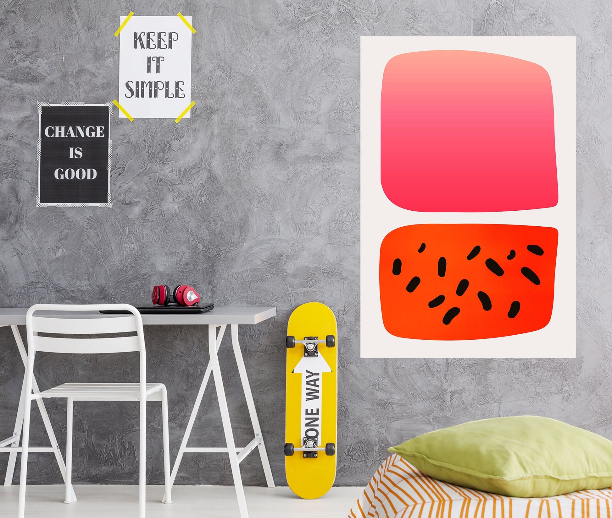 3D Abstract Watermelon 106 Boris Draschoff Wall Sticker Wallpaper AJ Wallpaper 2