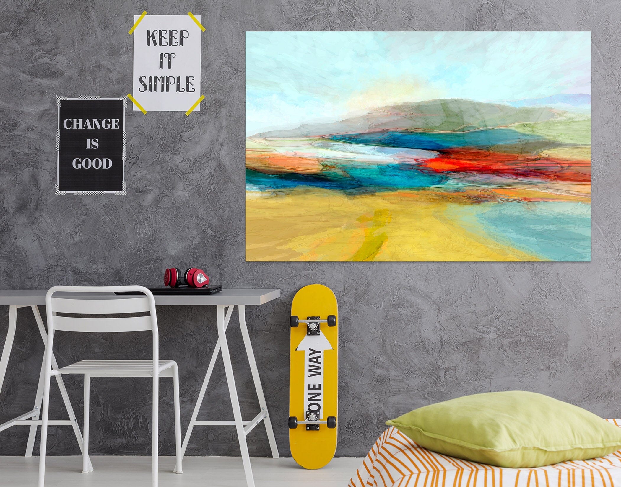3D Color Art 047 Michael Tienhaara Wall Sticker Wallpaper AJ Wallpaper 2
