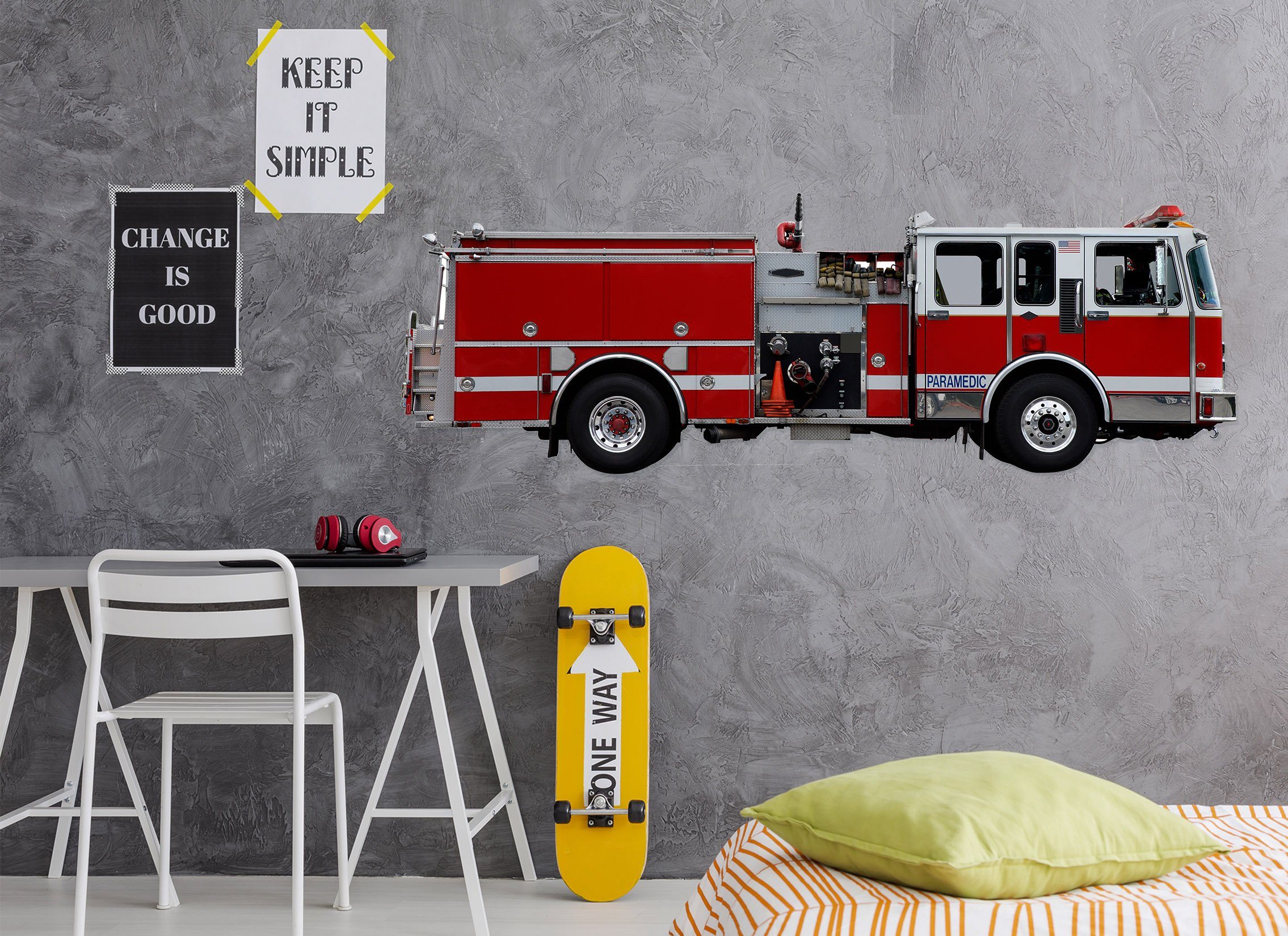 3D Red Truck 144 Vehicles Wallpaper AJ Wallpaper