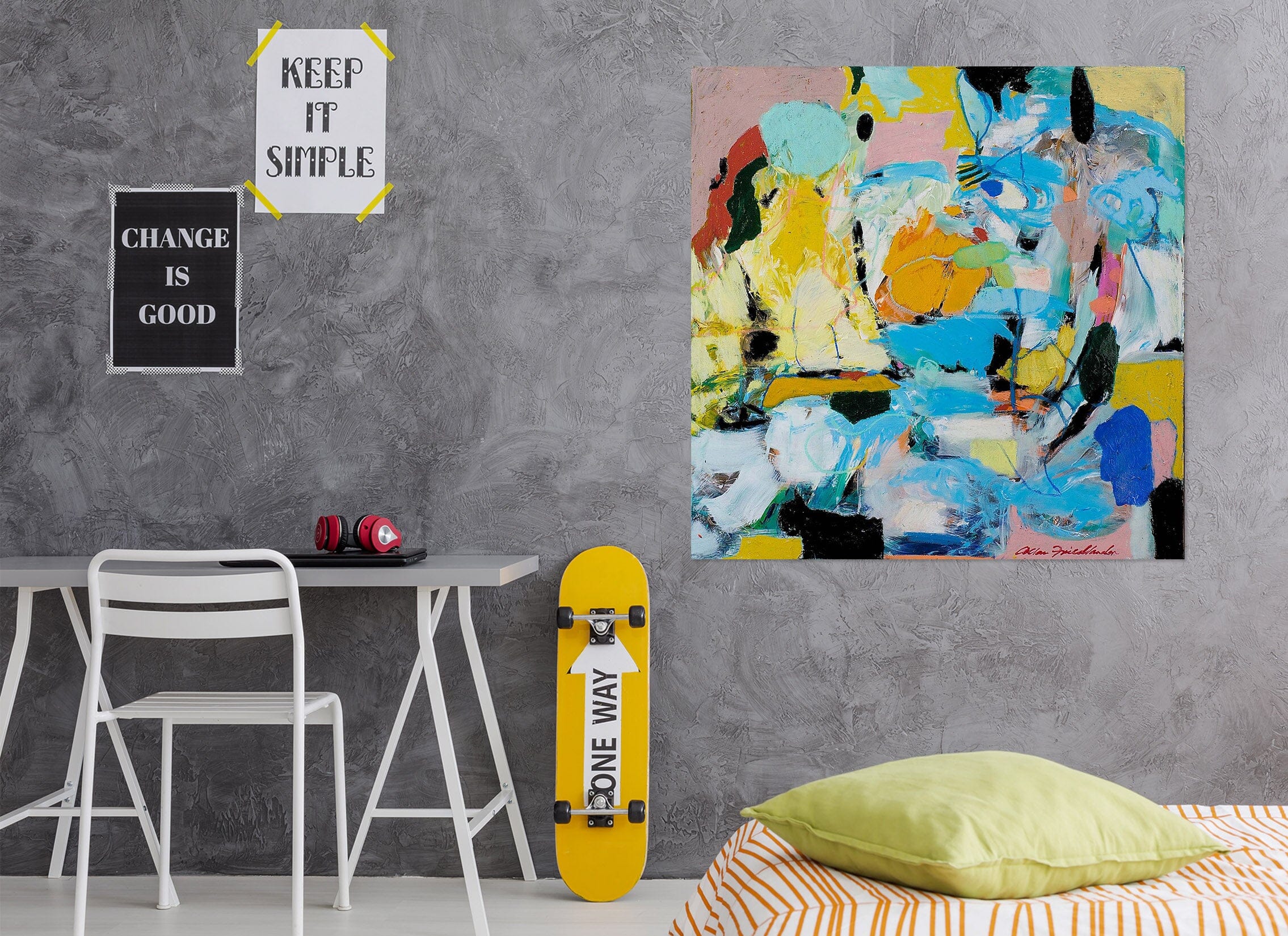 3D Color Graffiti 148 Allan P. Friedlander Wall Sticker Wallpaper AJ Wallpaper 2
