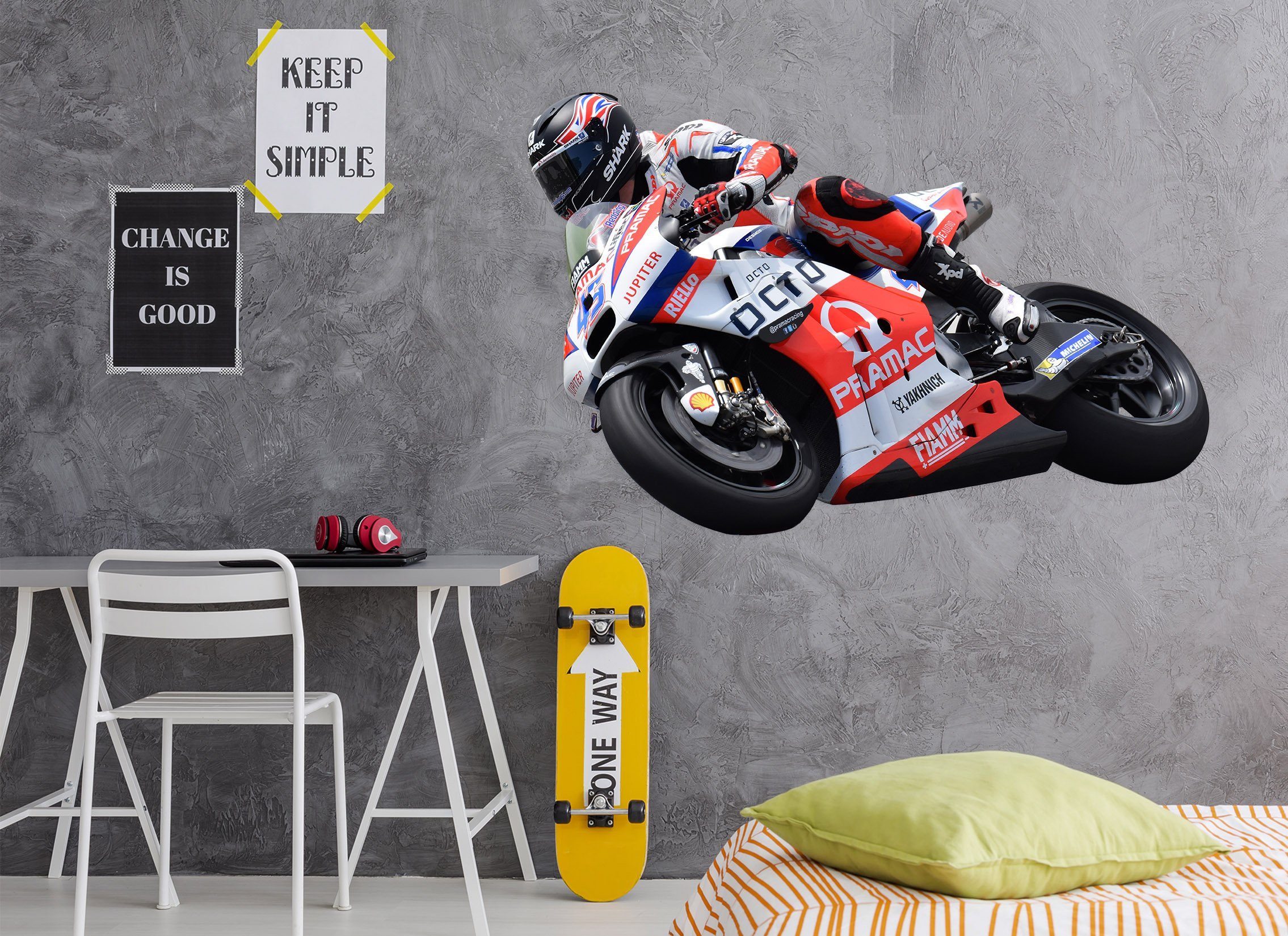 3D Motorcycles RED 0208 Vehicles Wallpaper AJ Wallpaper