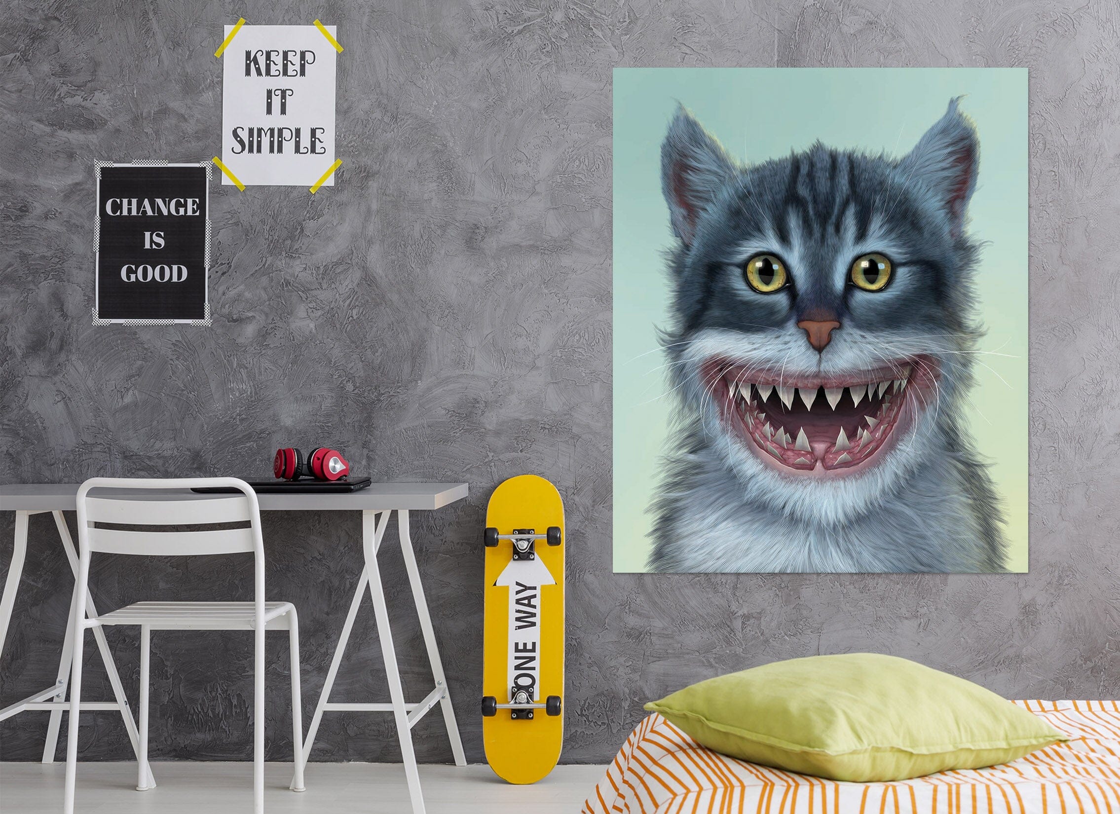 3D Sharkitten 071 Vincent Hie Wall Sticker Wallpaper AJ Wallpaper 2
