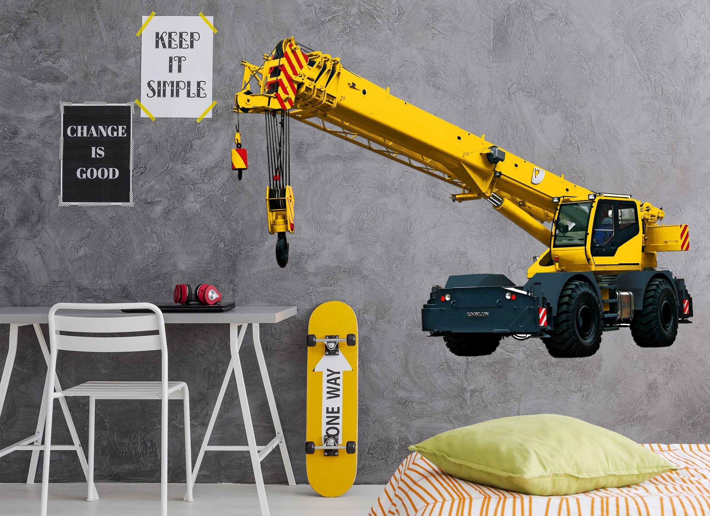 3D Crane 0107 Vehicles Wallpaper AJ Wallpaper