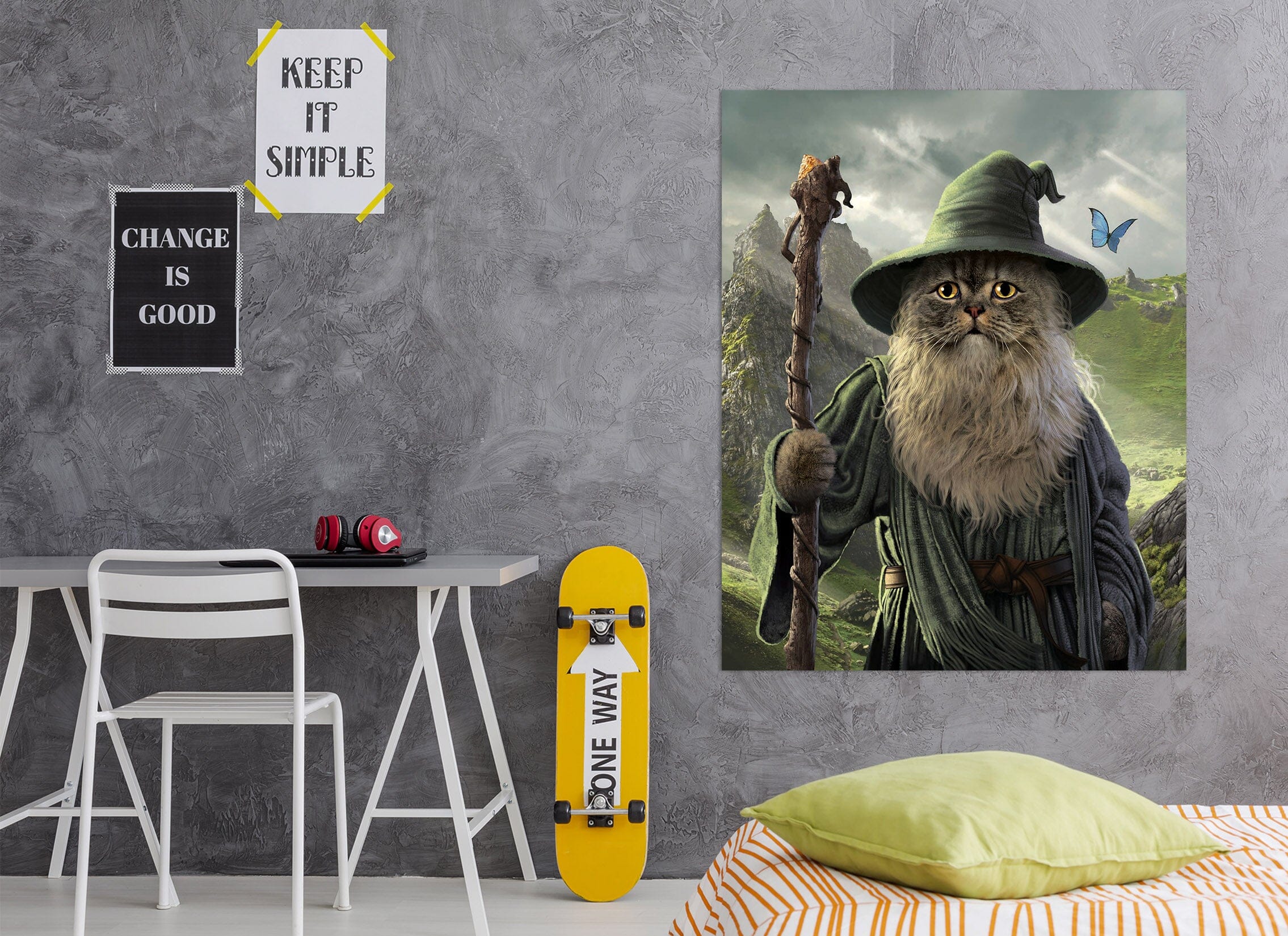 3D Catdalf Def 019 Vincent Hie Wall Sticker Wallpaper AJ Wallpaper 2