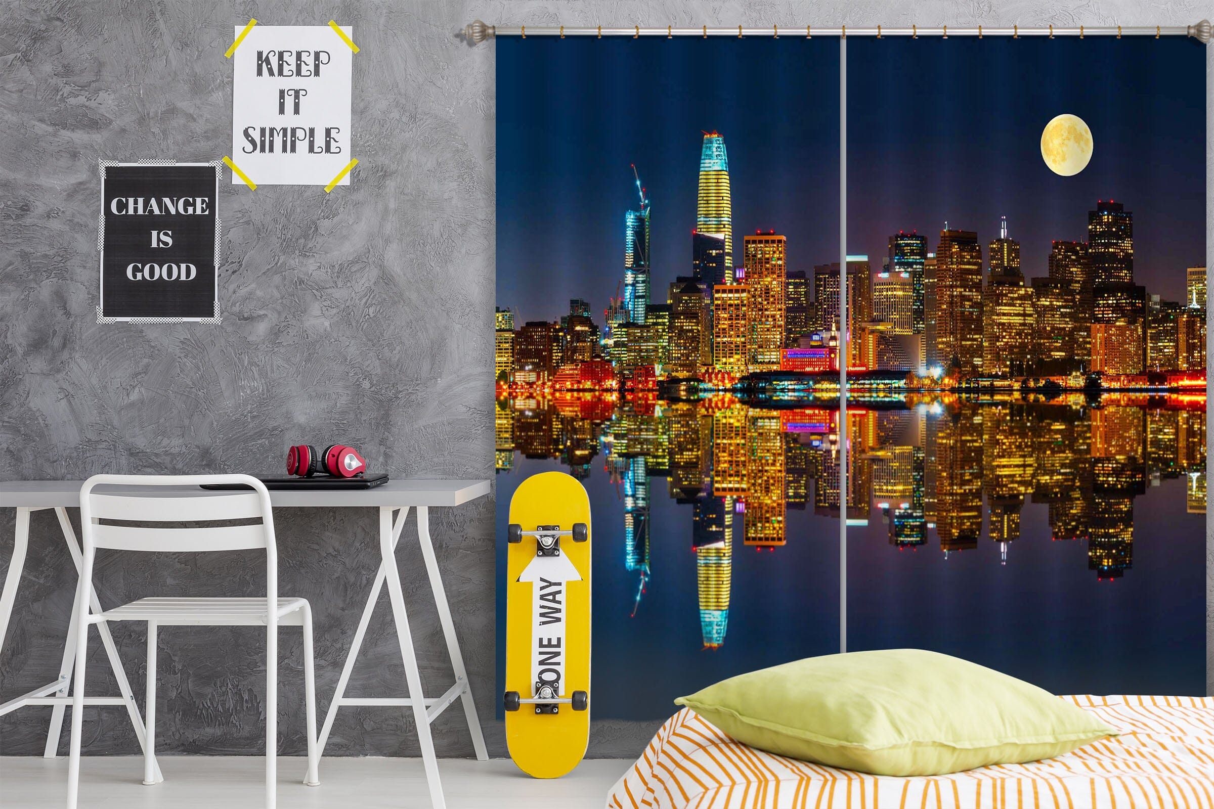 3D Wanjia Lighting 187 Marco Carmassi Curtain Curtains Drapes Curtains AJ Creativity Home