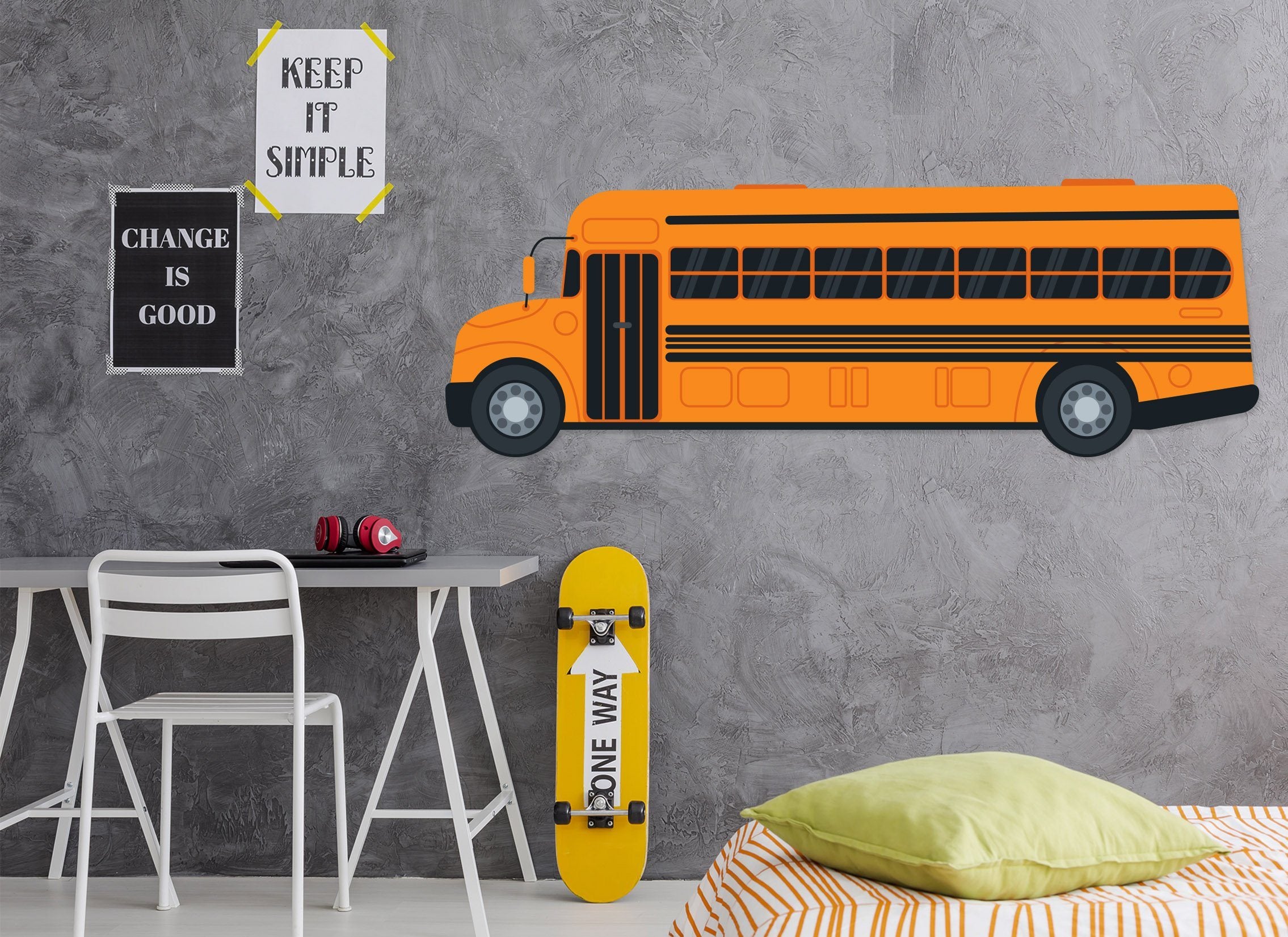 3D Yellow Bus 250 Vehicles Wallpaper AJ Wallpaper