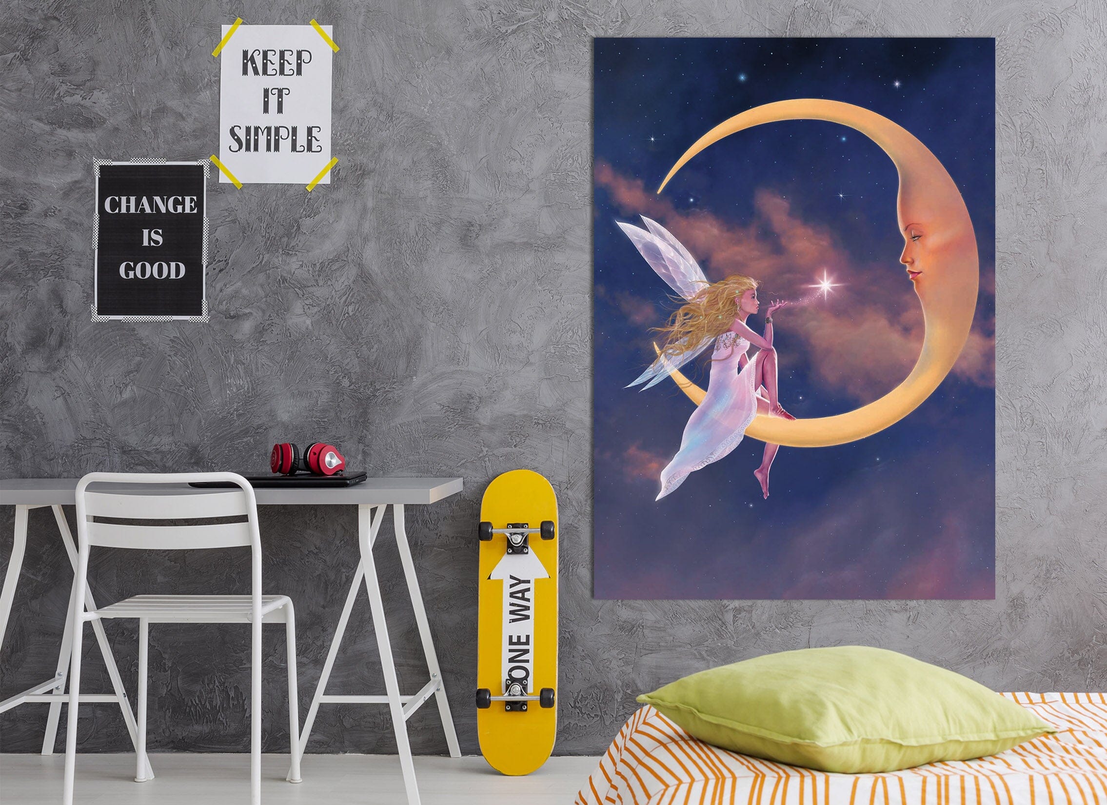 3D Star Kiss 075 Vincent Hie Wall Sticker Wallpaper AJ Wallpaper 2