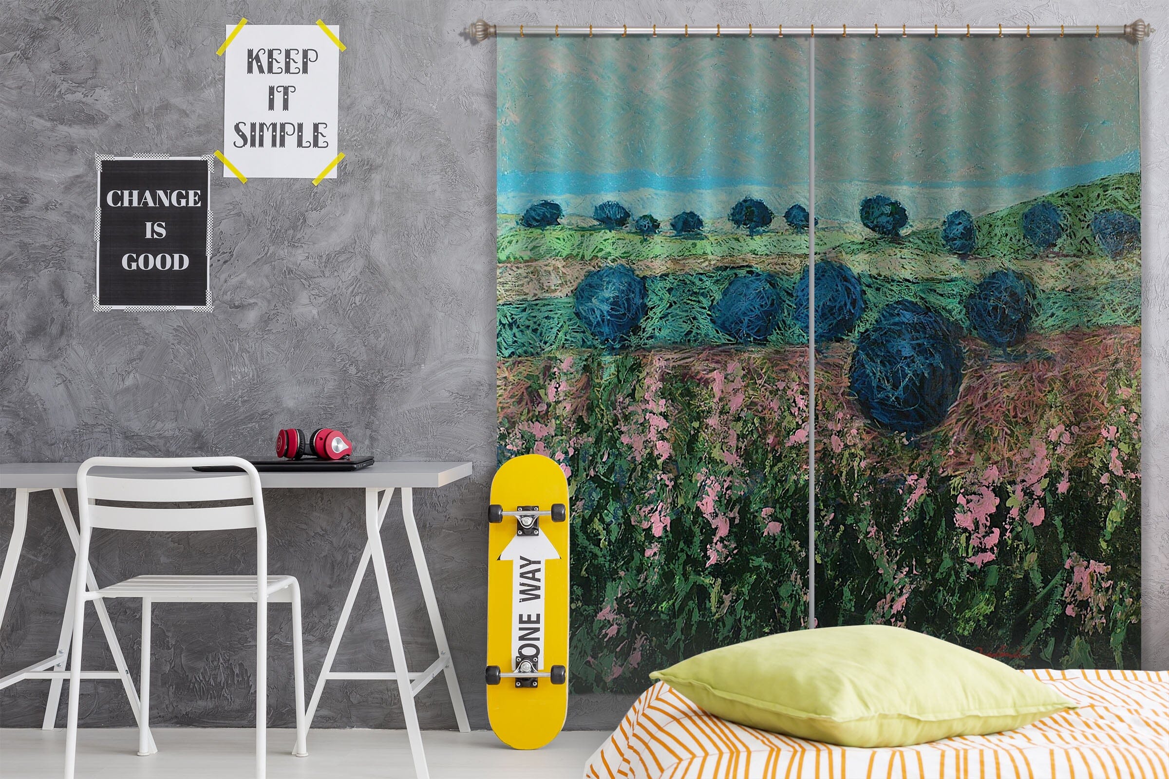 3D Hanada 132 Allan P. Friedlander Curtain Curtains Drapes Curtains AJ Creativity Home