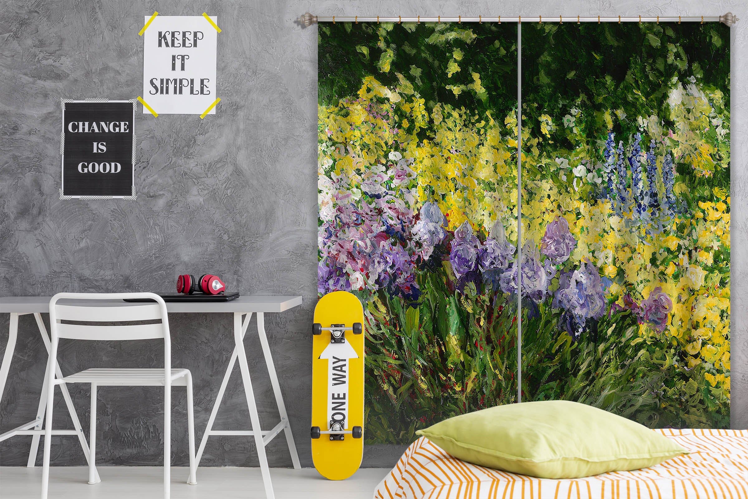 3D Wildflower Fragrance 116 Allan P. Friedlander Curtain Curtains Drapes Curtains AJ Creativity Home