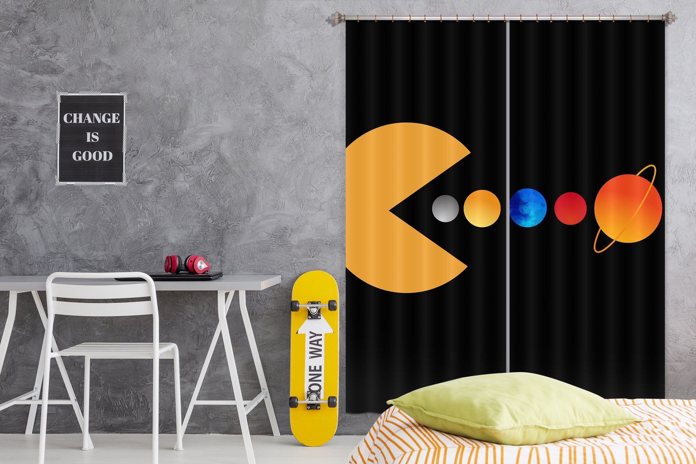 3D Colored Balls 1145 Boris Draschoff Curtain Curtains Drapes Curtains AJ Creativity Home