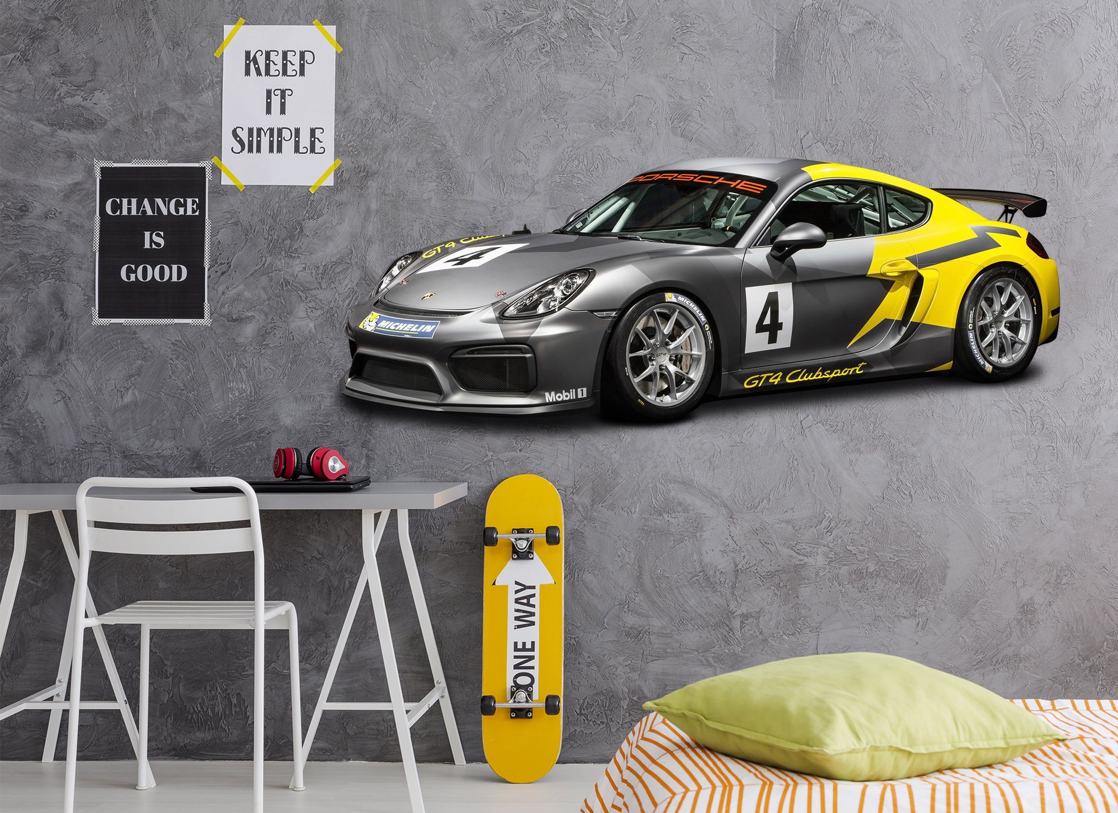 3D Sport Car Black 0273 Vehicles Wallpaper AJ Wallpaper