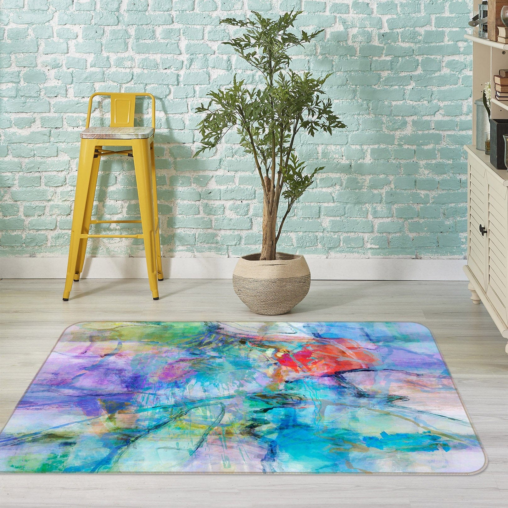 3D Doodle People 121 Michael Tienhaara Rug Non Slip Rug Mat Mat AJ Creativity Home