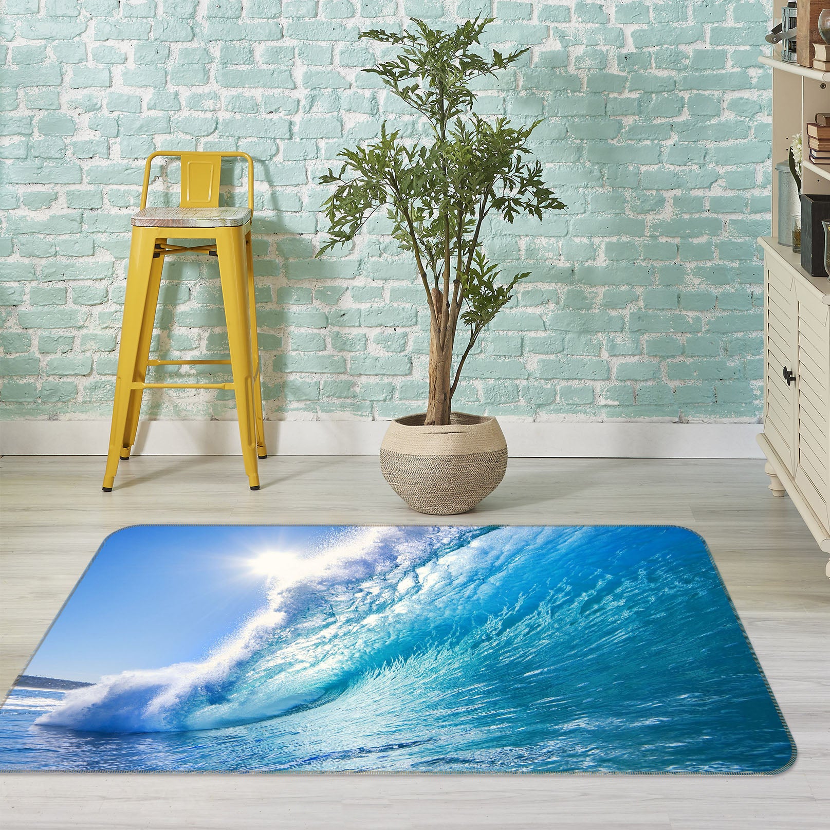 3D Seawater 31164 Non Slip Rug Mat