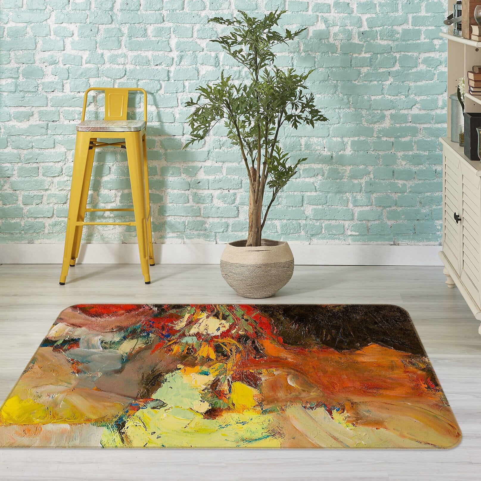 3D Color Art 1001 Allan P. Friedlander Rug Non Slip Rug Mat Mat AJ Creativity Home