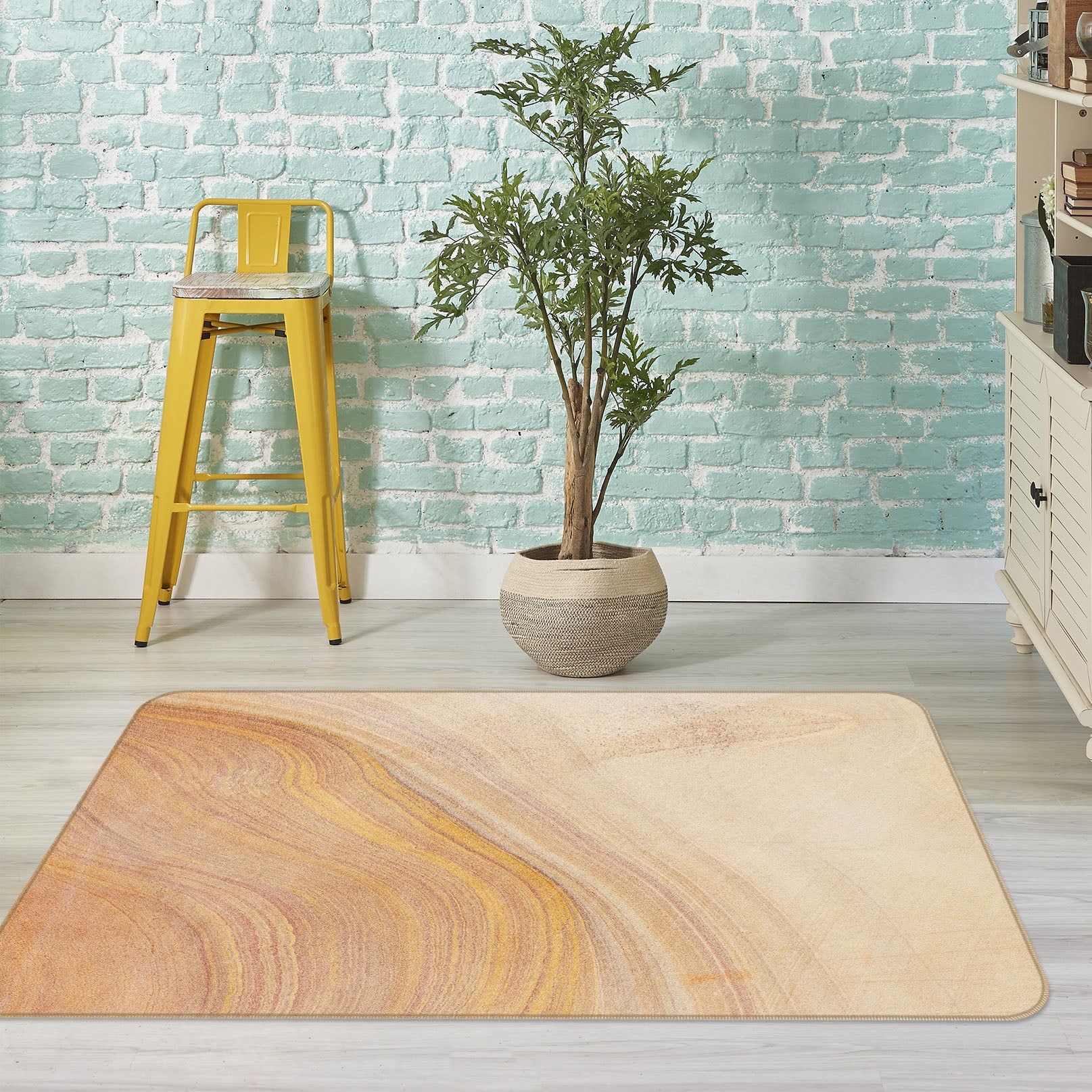 3D Wood Grain 31053 Non Slip Rug Mat