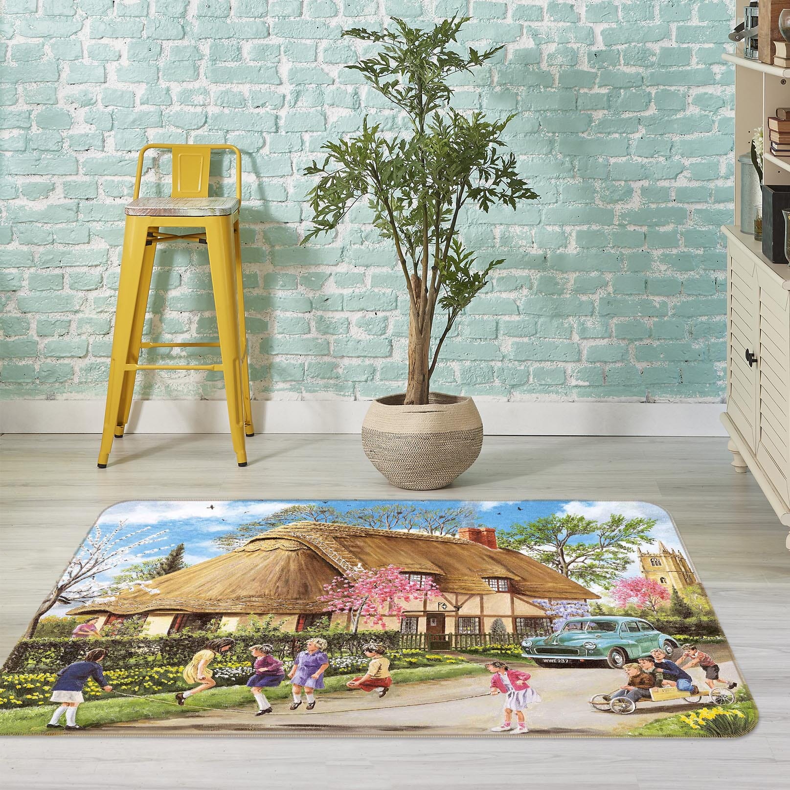 3D Spring In Their Heels 1102 Trevor Mitchell Rug Non Slip Rug Mat Mat AJ Creativity Home