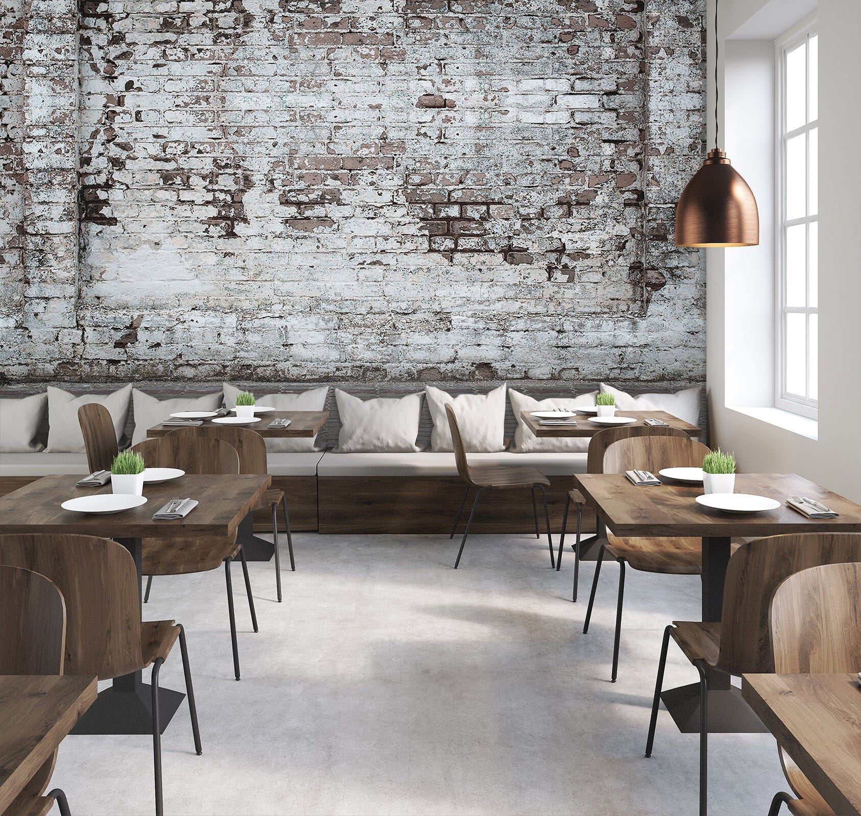 3D Wall Bricks Stacked 1918 Wall Murals Wallpaper AJ Wallpaper 2