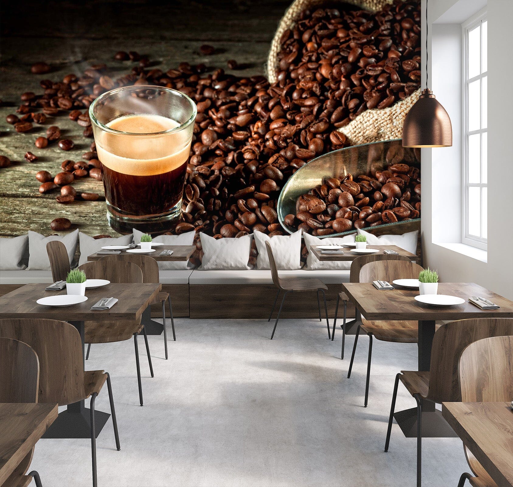 3D Coffee Aroma 1438 Wall Murals Wallpaper AJ Wallpaper 2