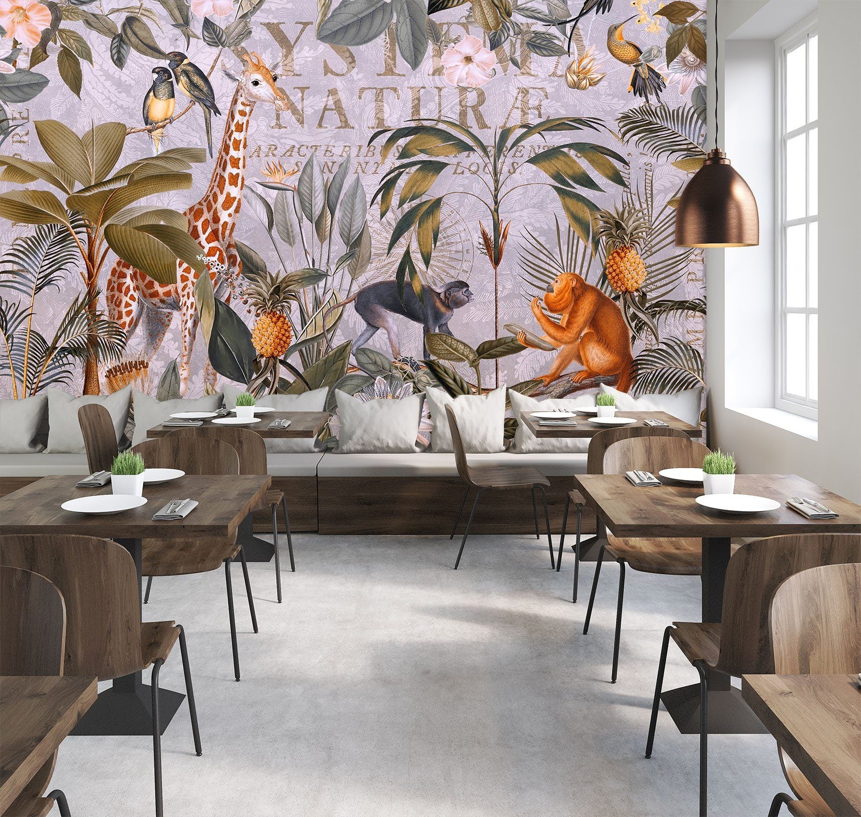 3D Animal Forest 1429 Andrea haase Wall Mural Wall Murals Wallpaper AJ Wallpaper 2