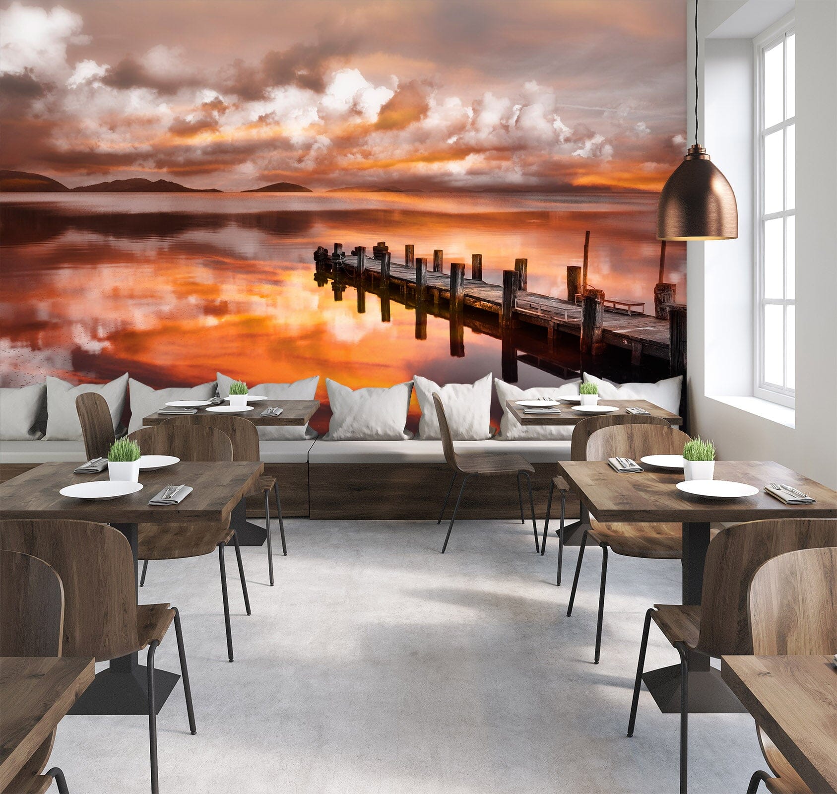 3D Red Sky 1433 Marco Carmassi Wall Mural Wall Murals Wallpaper AJ Wallpaper 2