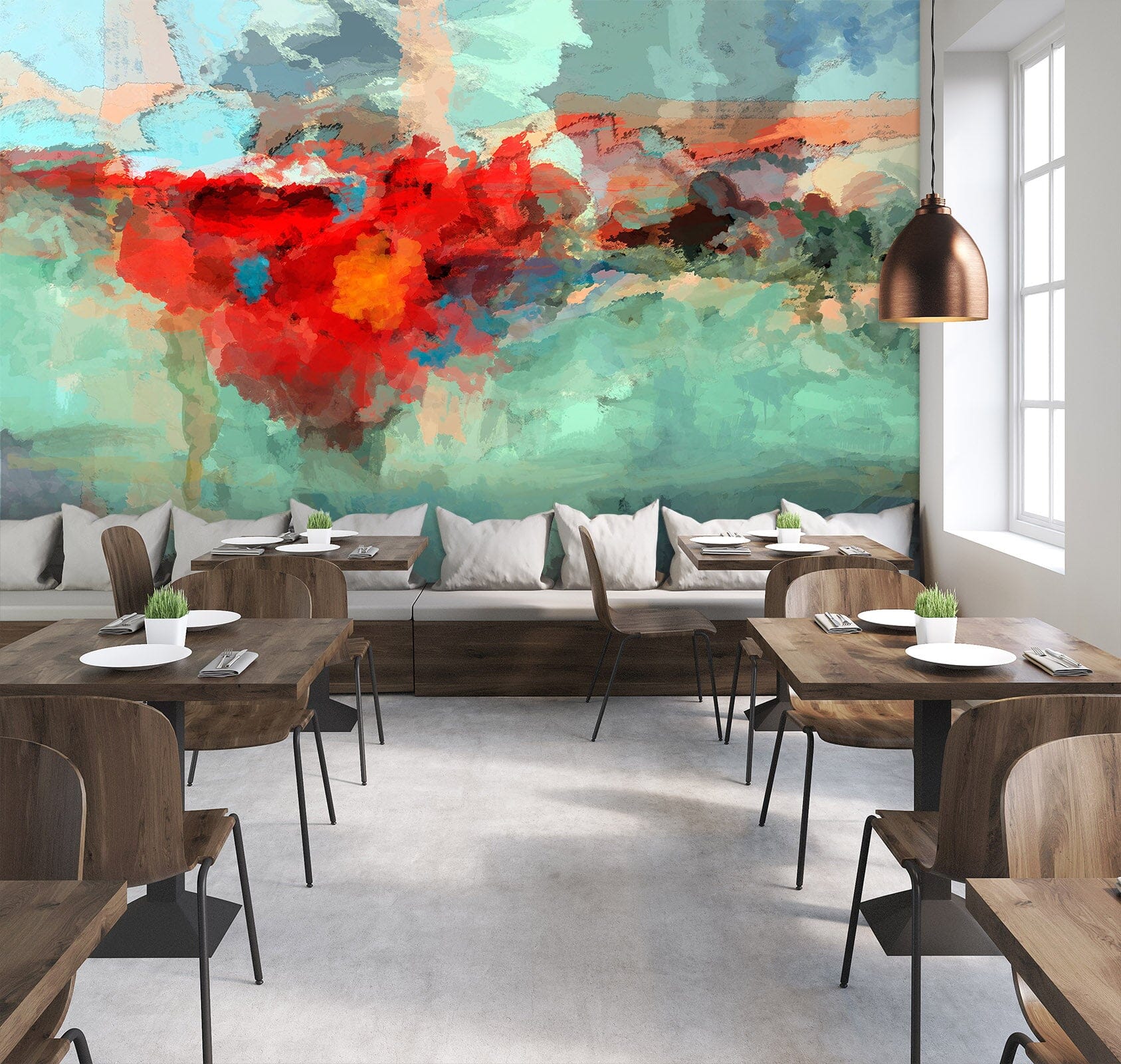 3D Red Graffiti 1543 Michael Tienhaara Wall Mural Wall Murals Wallpaper AJ Wallpaper 2