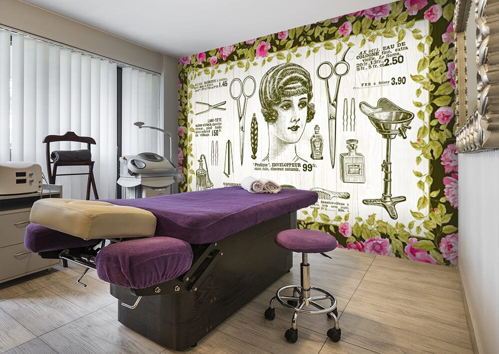 3D Hair Cutting Tools 1533 Wall Murals Wallpaper AJ Wallpaper 2