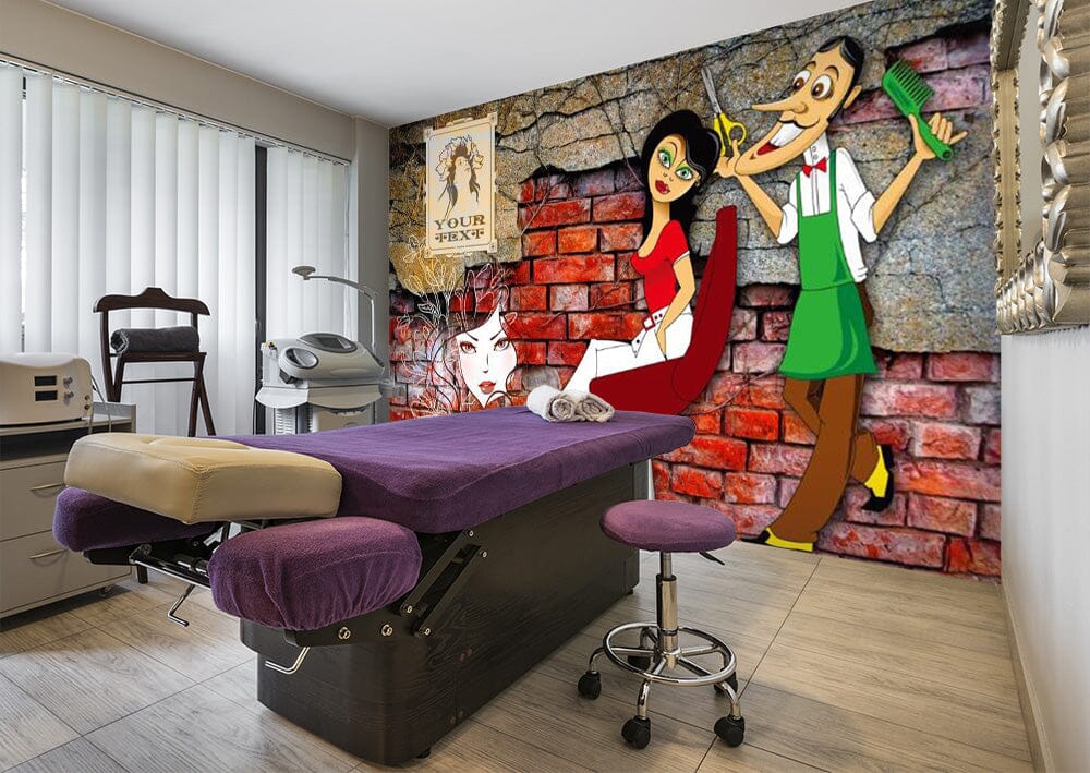 3D Hipster Girl 1546 Wall Murals Wallpaper AJ Wallpaper 2