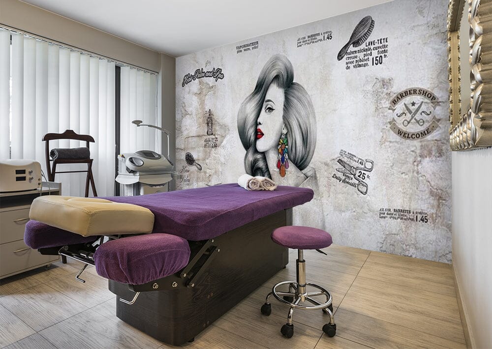 3D Hipster Girl 1576 Wall Murals Wallpaper AJ Wallpaper 2